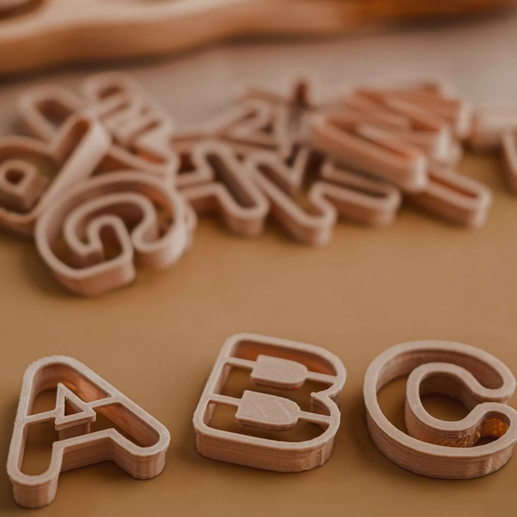 Kinfolk Pantry Sensory Play-Alphabet Eco Cutter Set