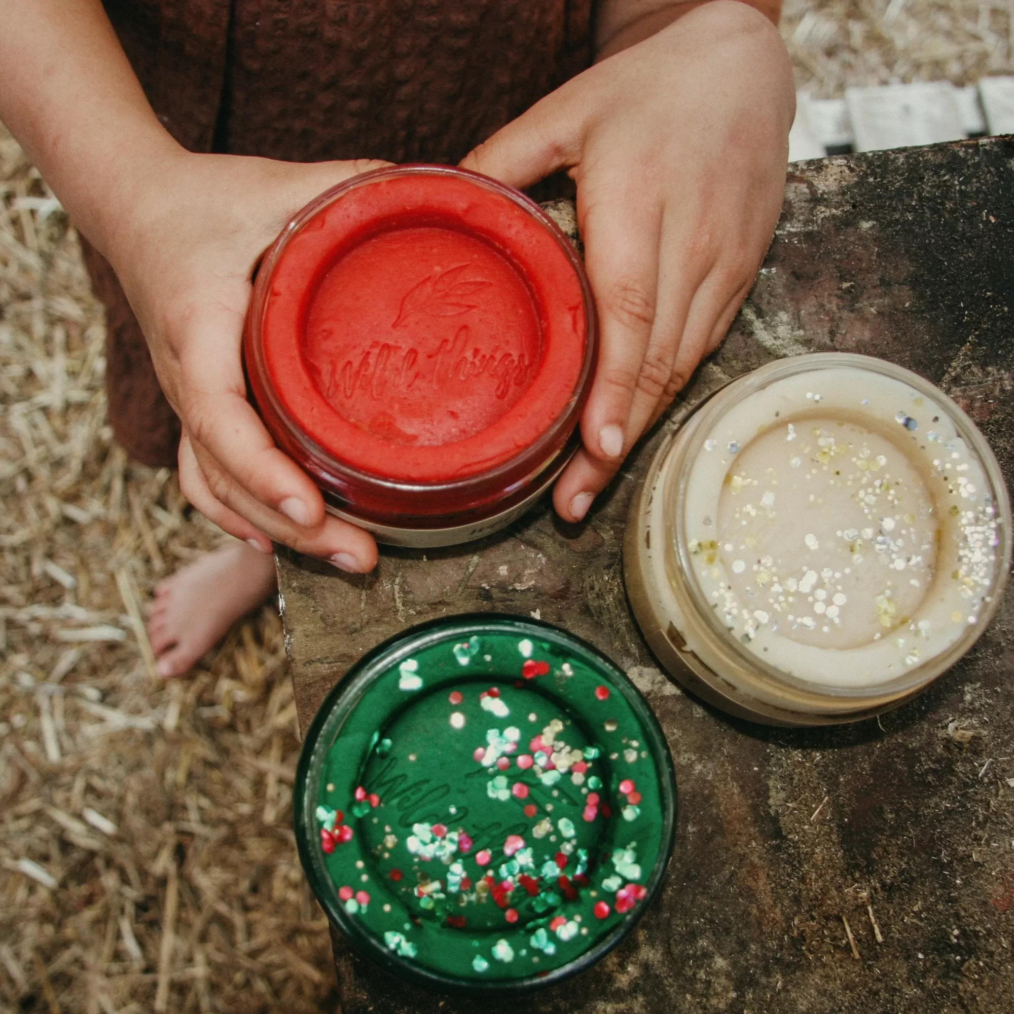 Wild Things Playdough Sensory Play-Christmas Tree Playdough