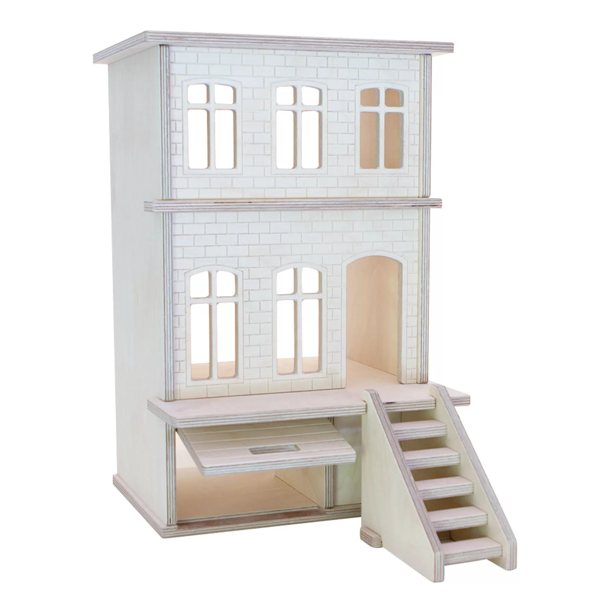 Conifer Toys Doll Accessories-Extra Large Wooden Doll House - Brooklyn