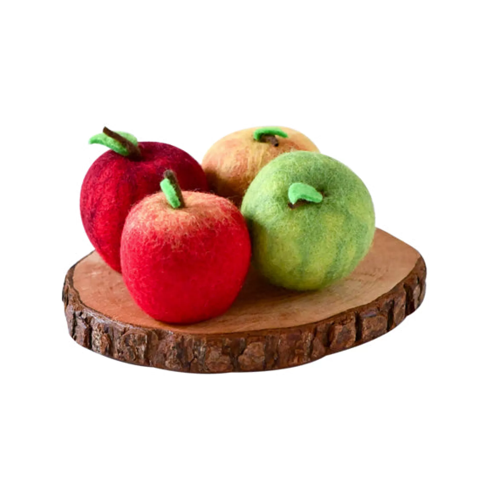 Tara Treasures Pretend Play-Felt Apples (Set Of 4 Apples)