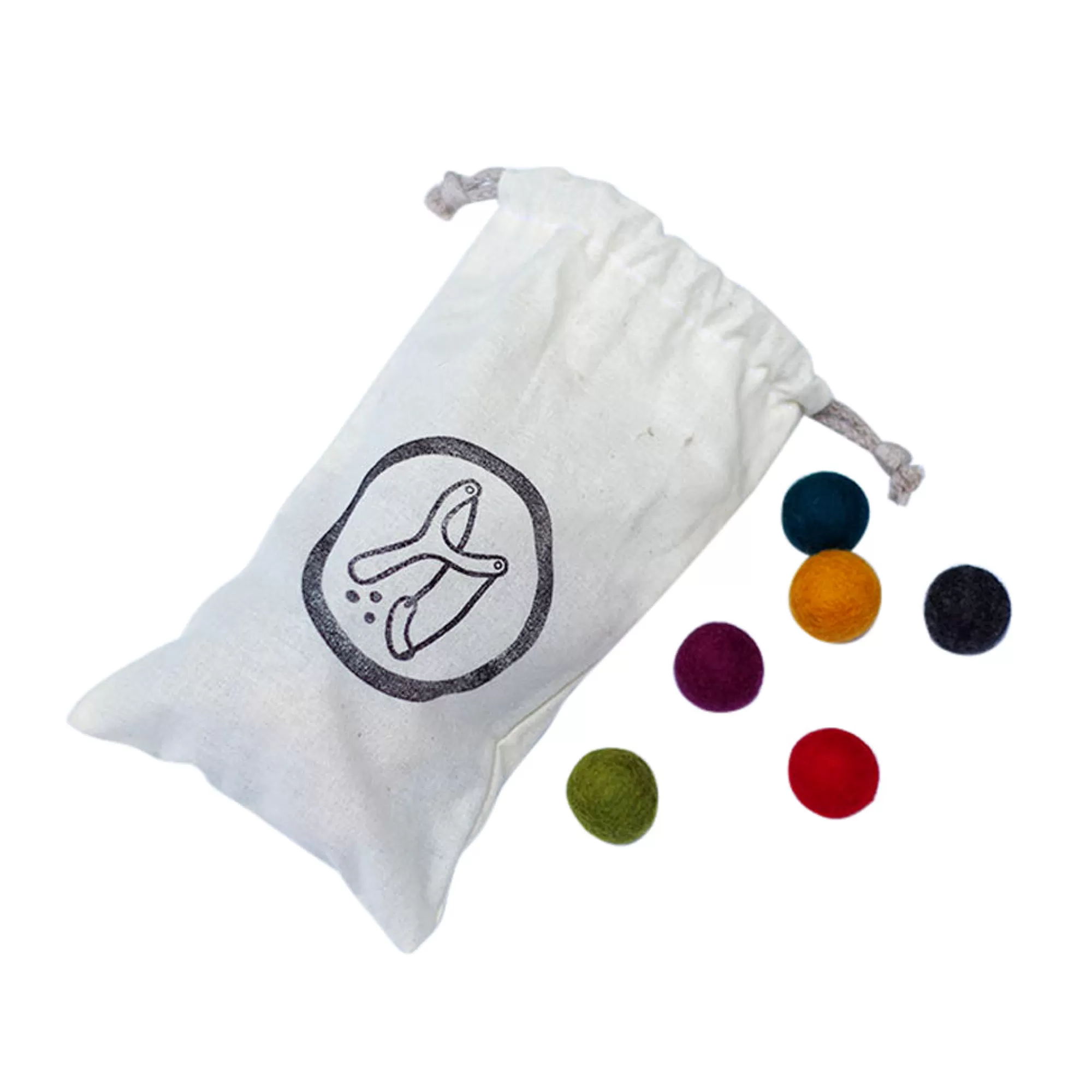 The Archeress Sensory Play-Felt Balls - Bag Of 30