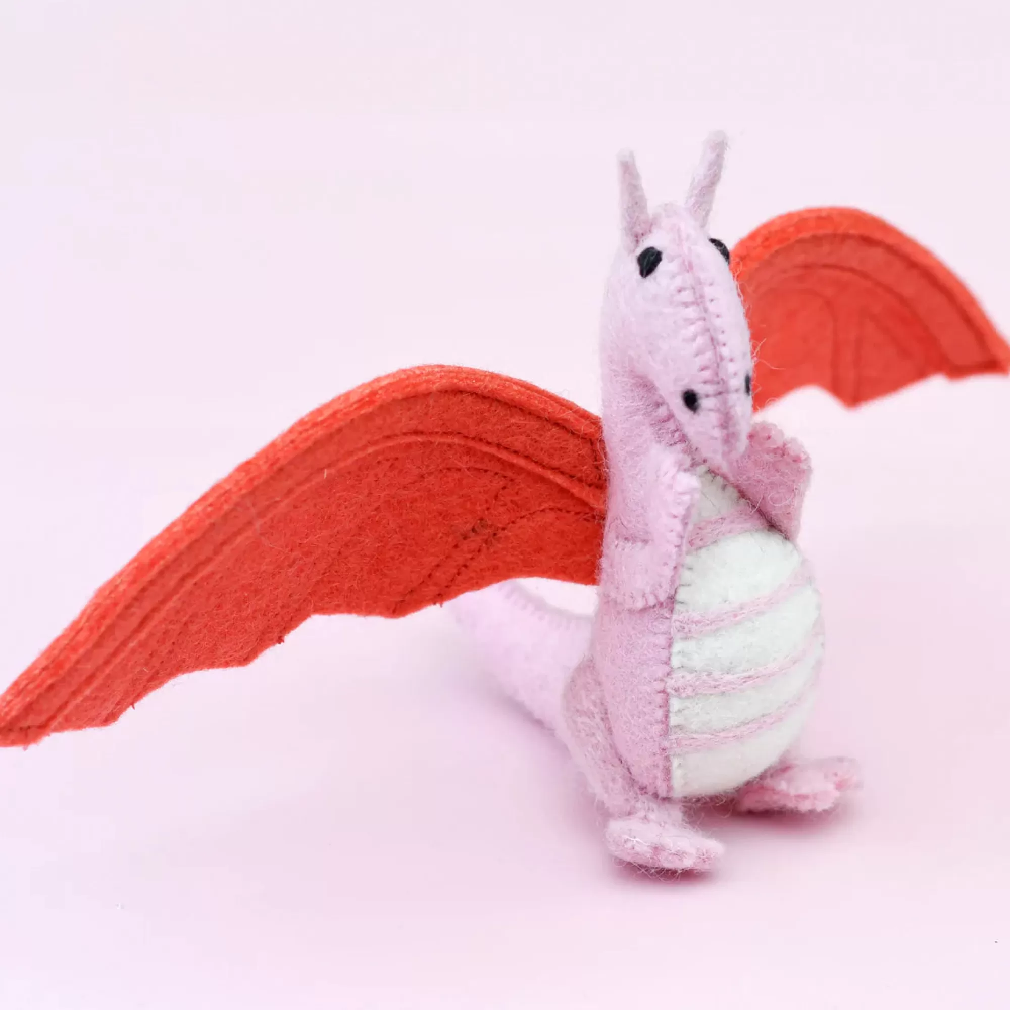 Tara Treasures Stories & Tales-Felt Dragon - Pink