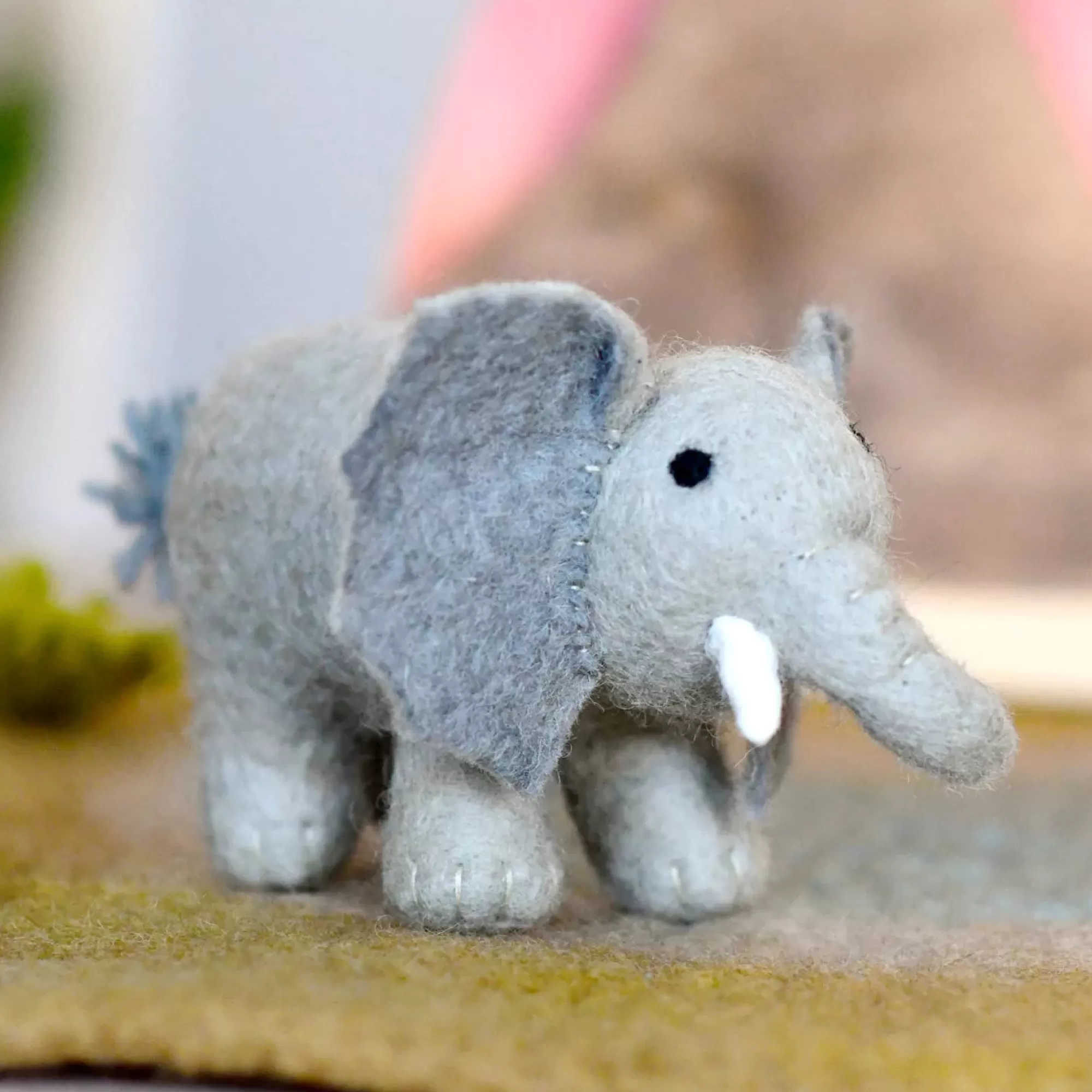 Tara Treasures African Animals-Felt Elephant