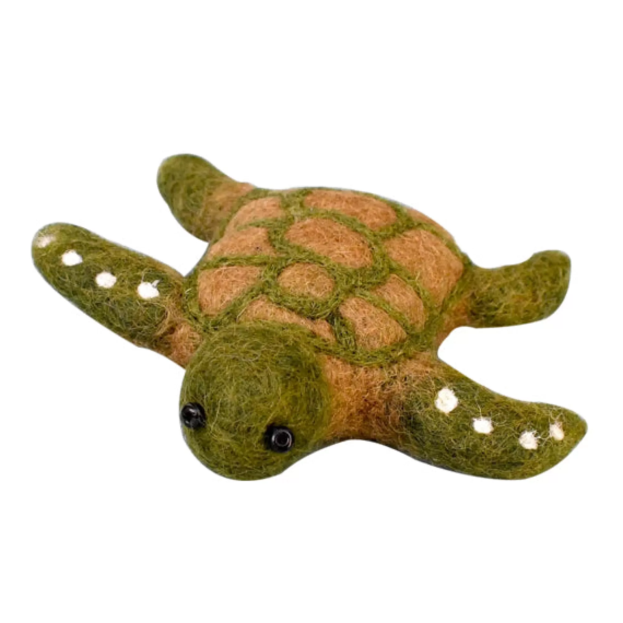 Tara Treasures Sea Animals-Felt Green Sea Turtle