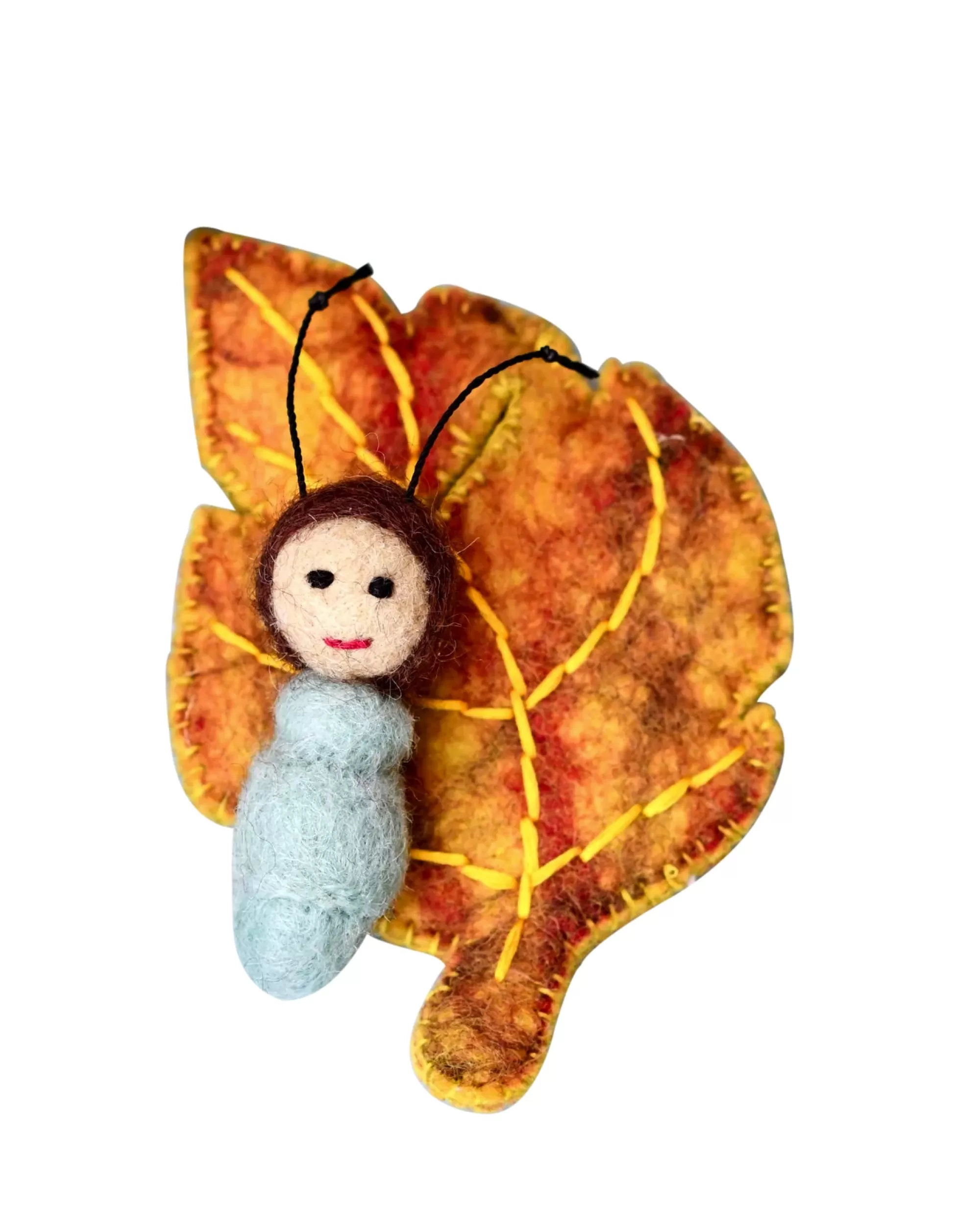 Tara Treasures Pretend Play-Felt Leaf Baby - Birch