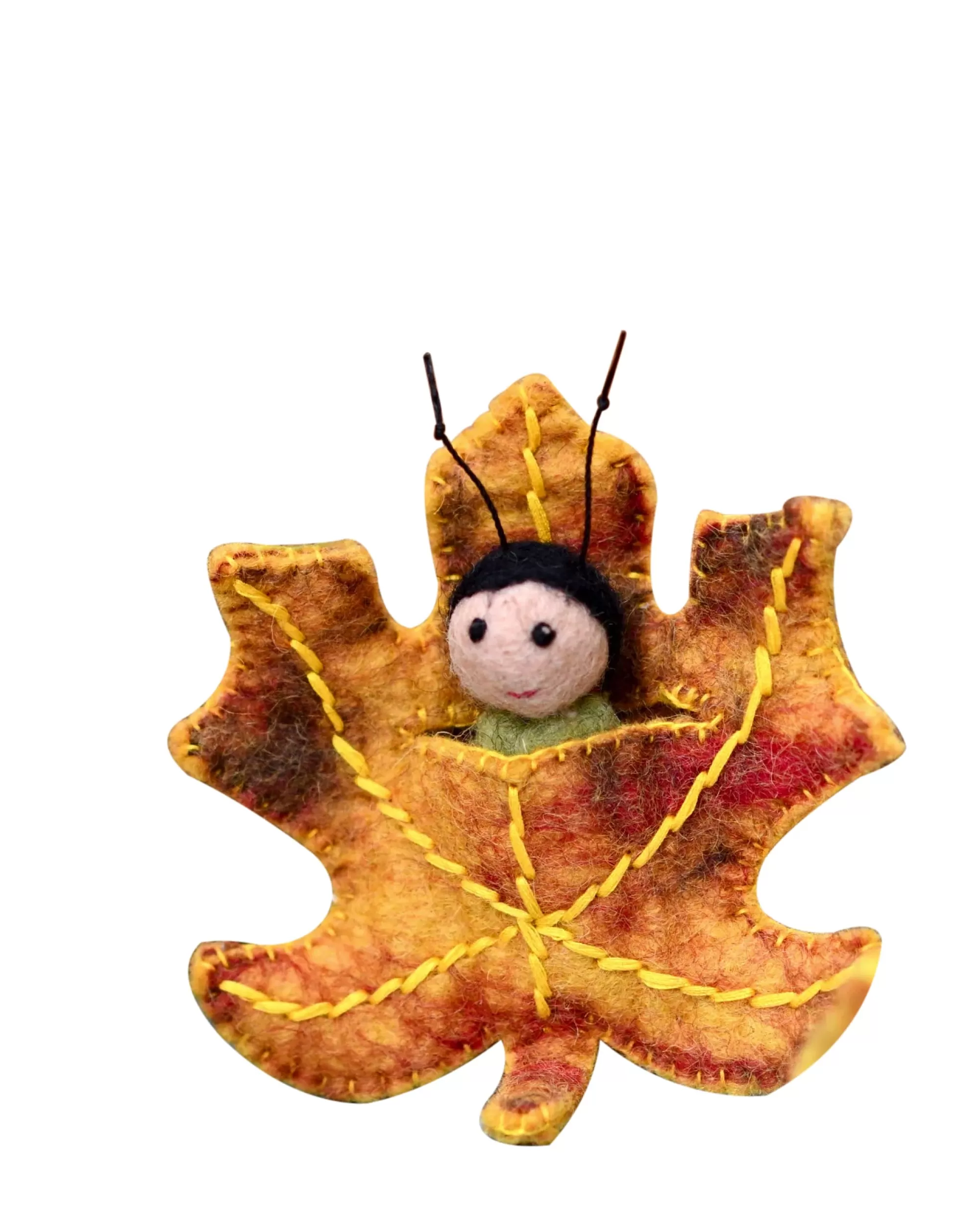 Tara Treasures Sea Animals-Felt Leaf Baby - Maple