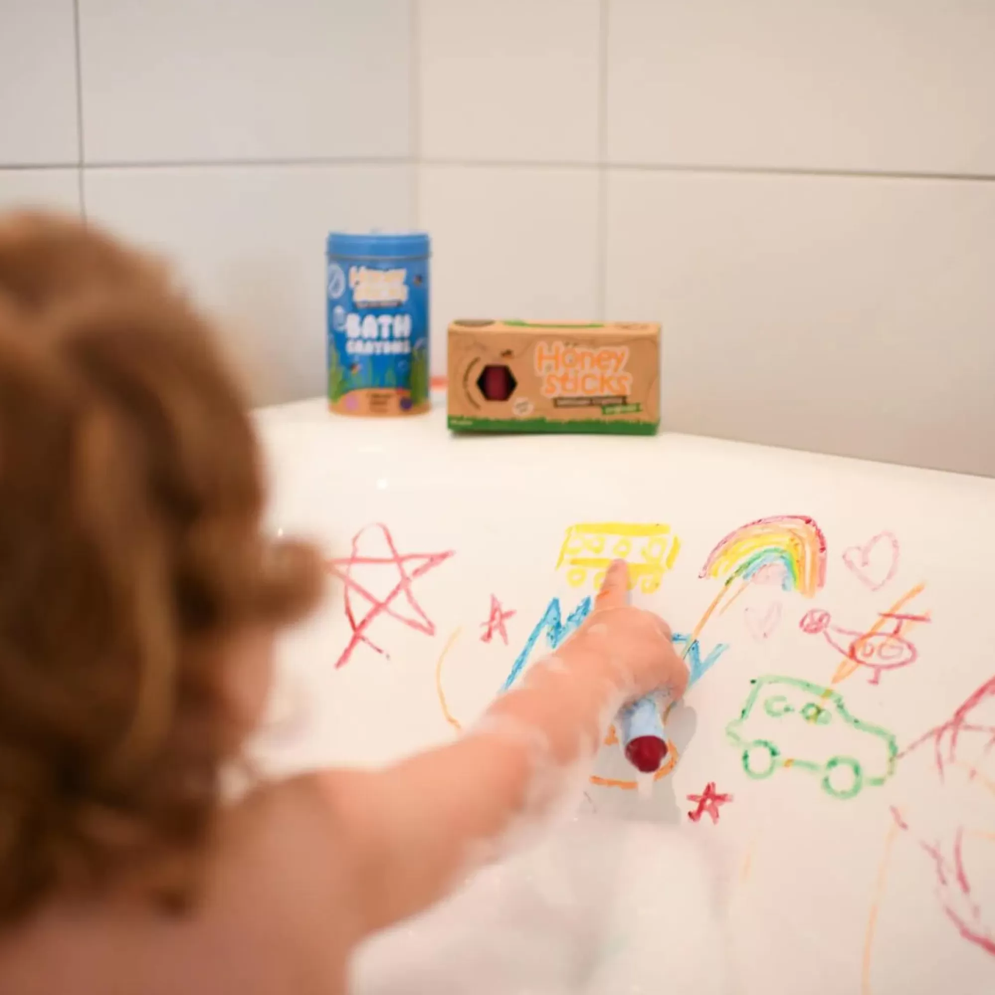 Honeysticks Sensory Play- Bath Crayons - Pack Of 7