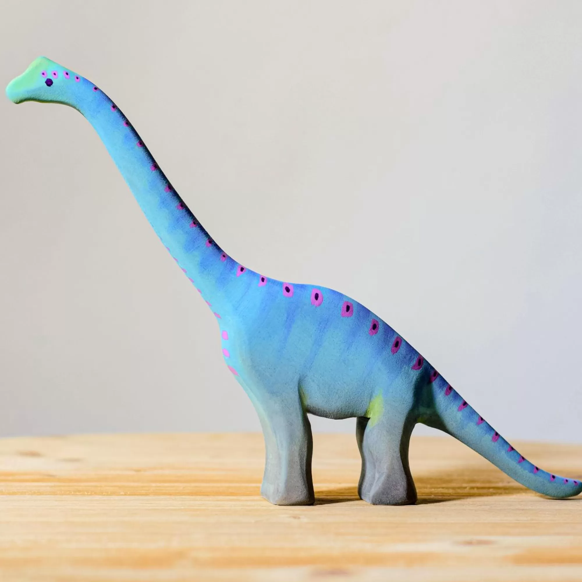 Bumbu Toys Dinosaurs-Large Wooden Brontosaurus