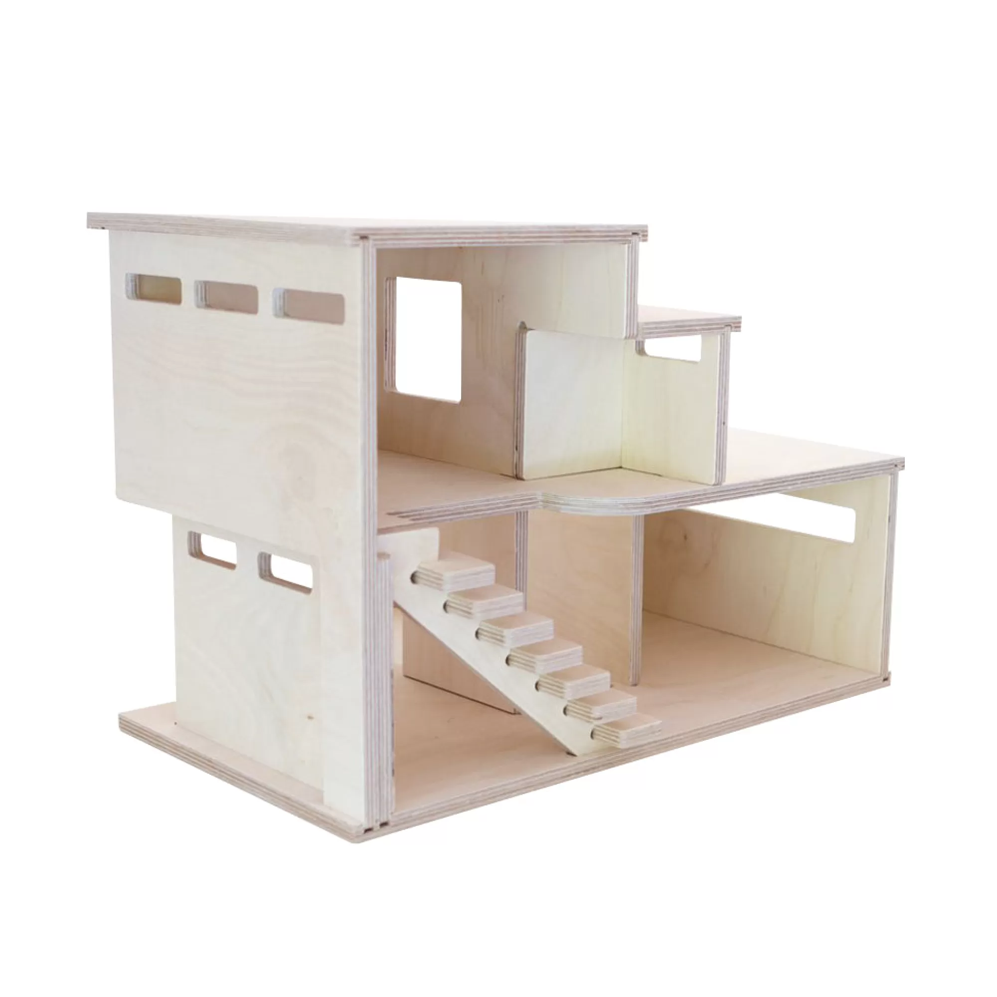 Conifer Toys Doll Accessories-Large Wooden Doll House - Laguna