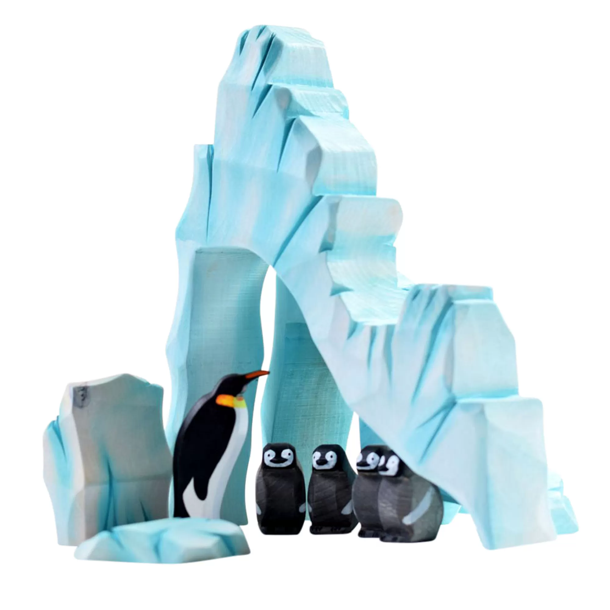 Bumbu Toys Waldorf Inspired-Large Wooden Icy Cliffs