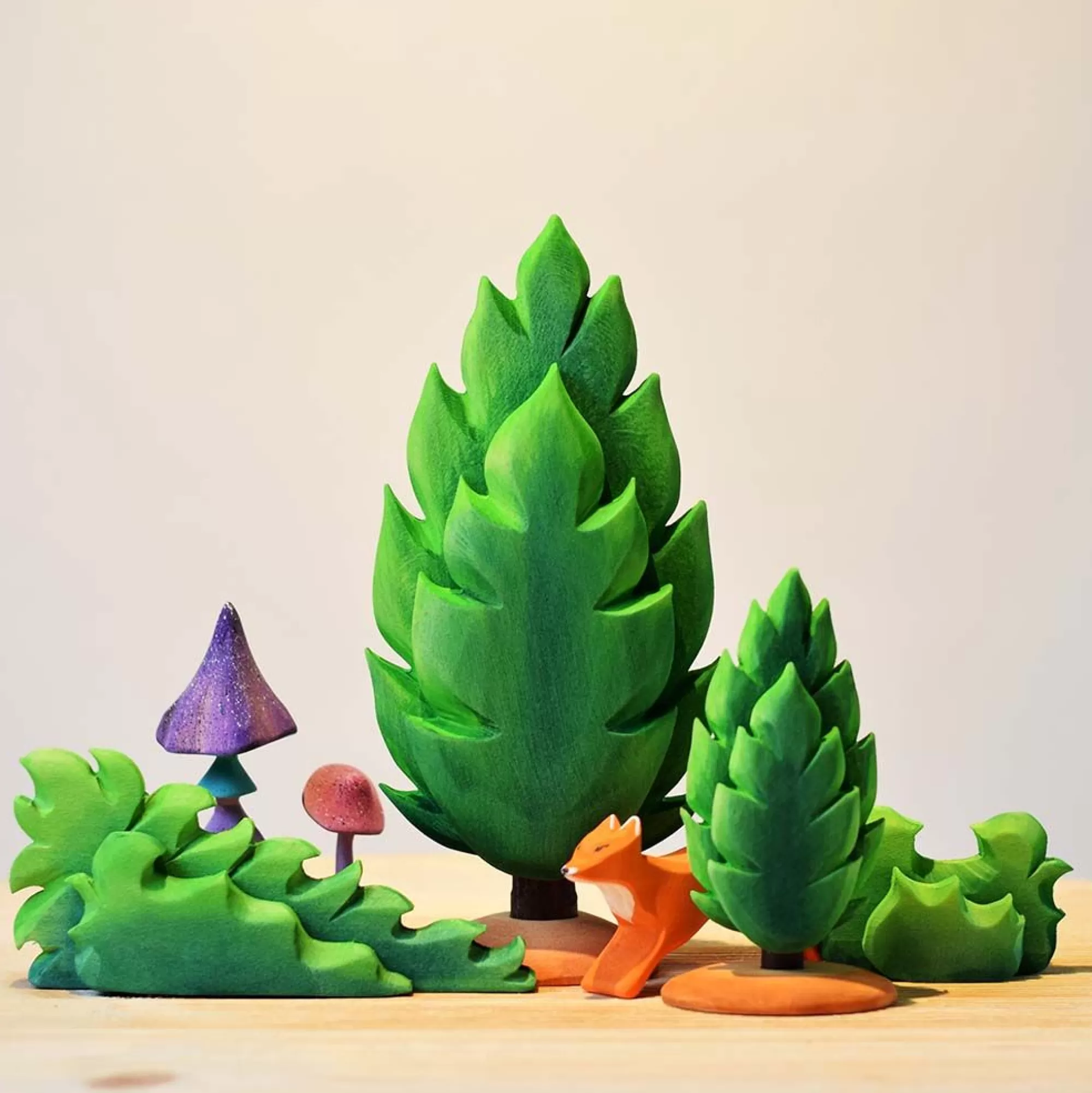 Bumbu Toys Waldorf Inspired-Large Wooden Shrub