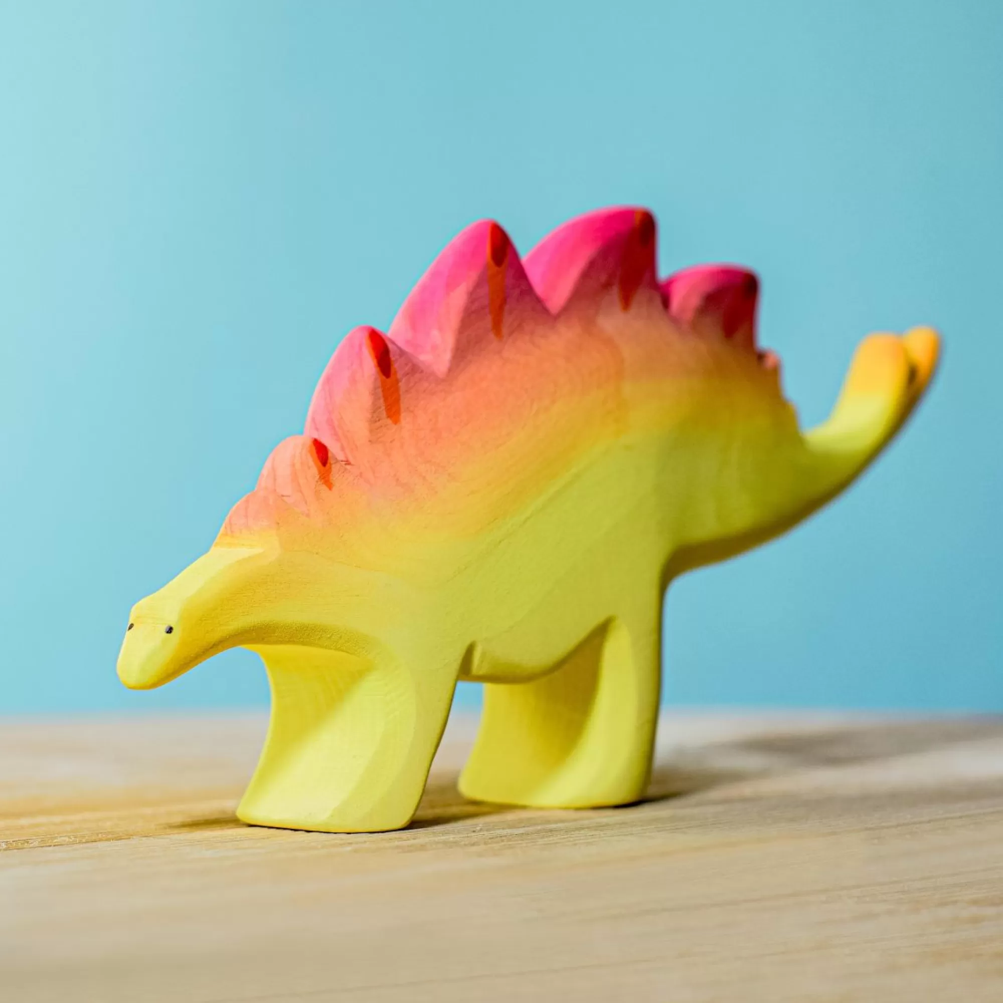 Bumbu Toys Dinosaurs-Large Wooden Stegosaurus