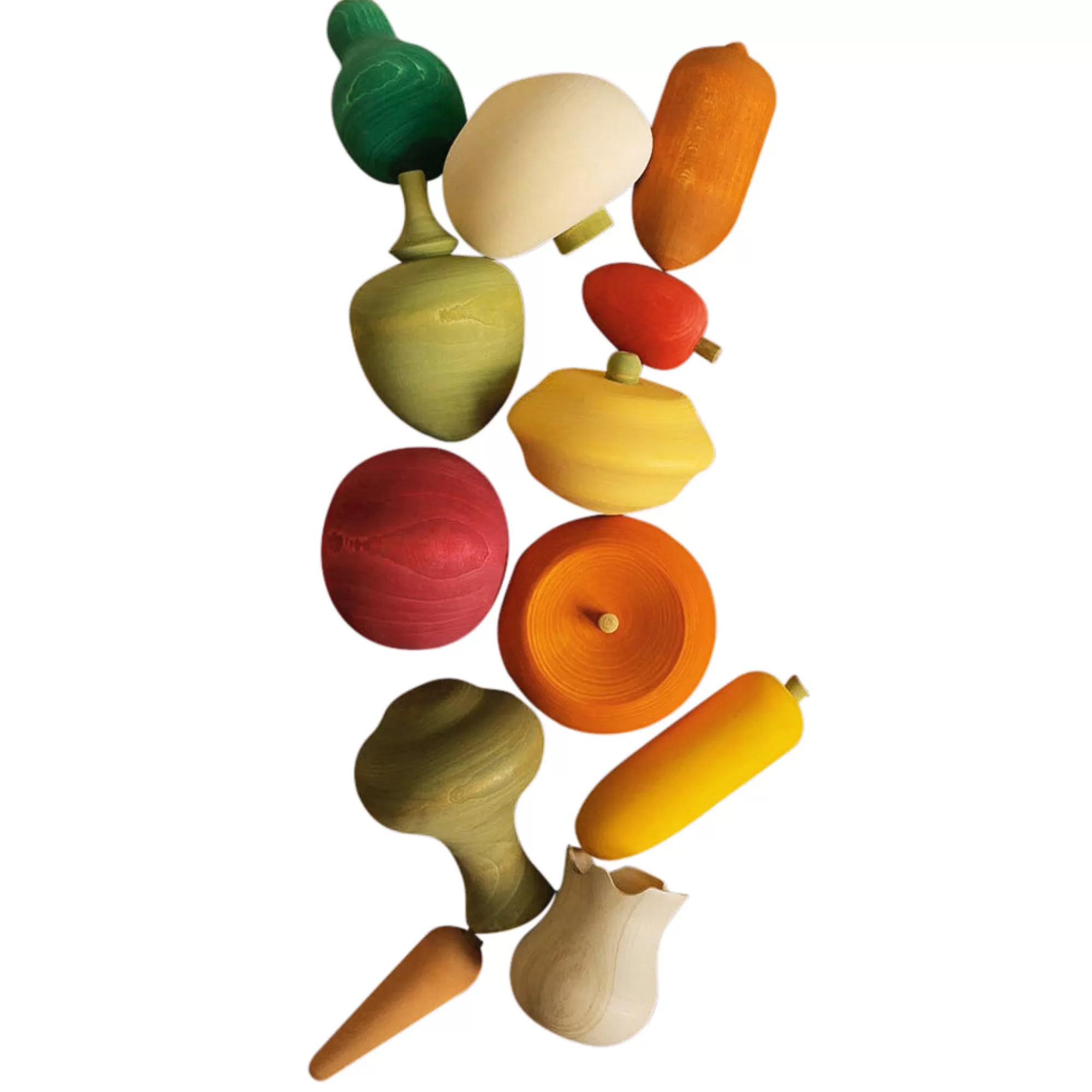 Vera The Neva Montessori Toys-Large Wooden Vegetable Set - 12Pcs