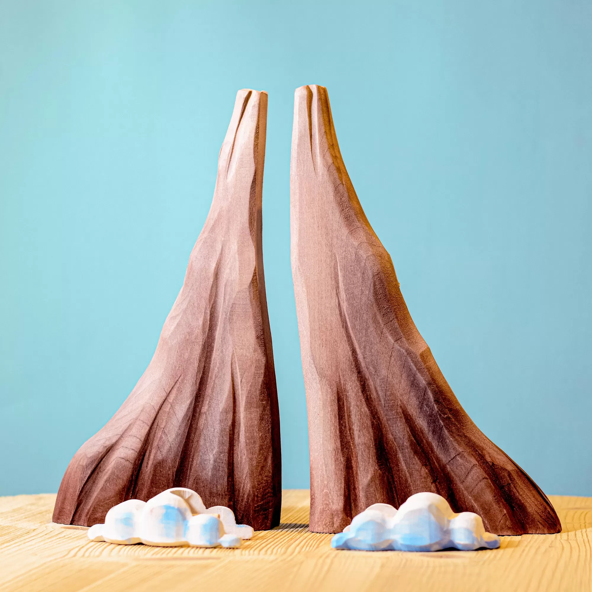 Bumbu Toys Waldorf Inspired-Large Wooden Volcano