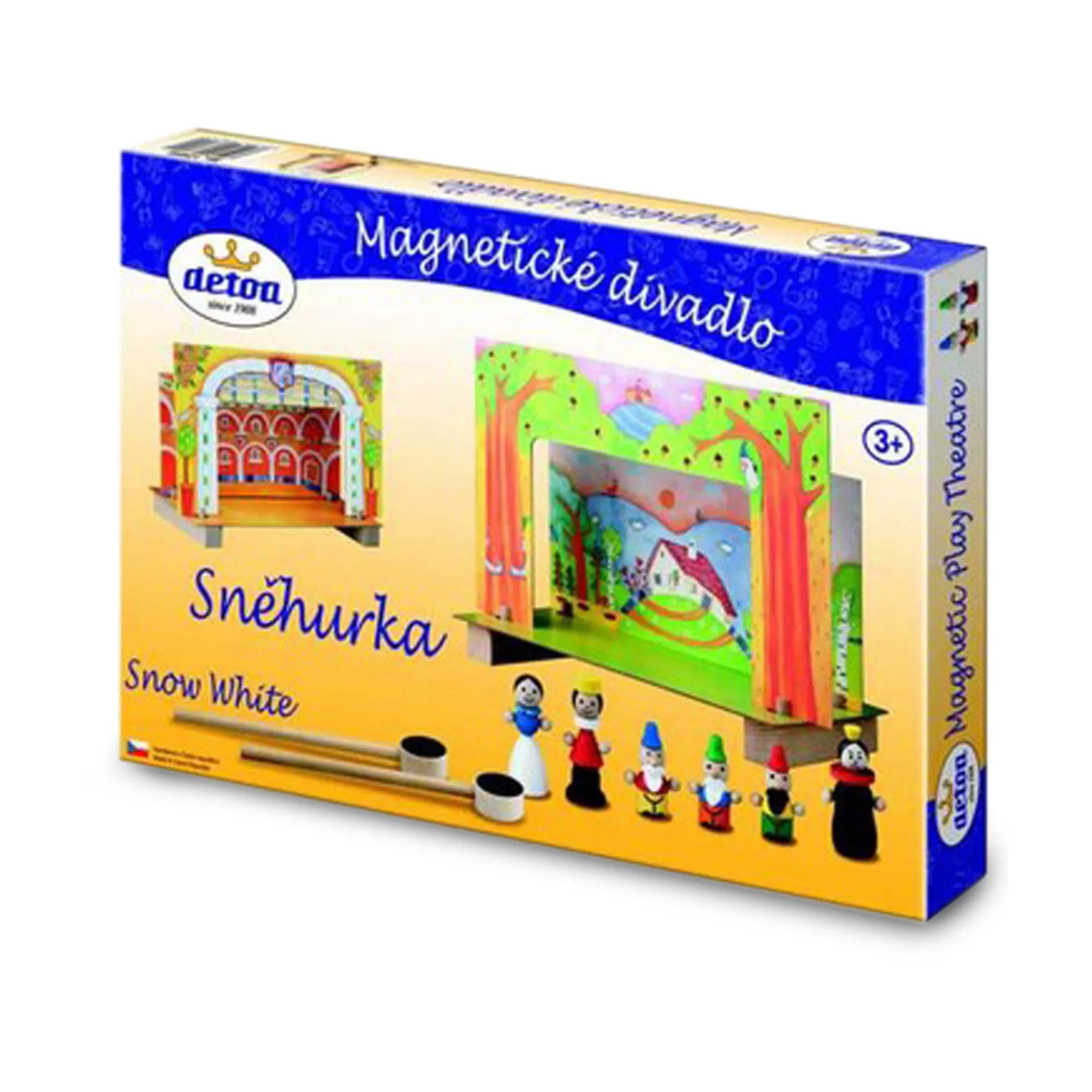 Detoa Pretend Play-Magnetic Play Theatre - Snow White