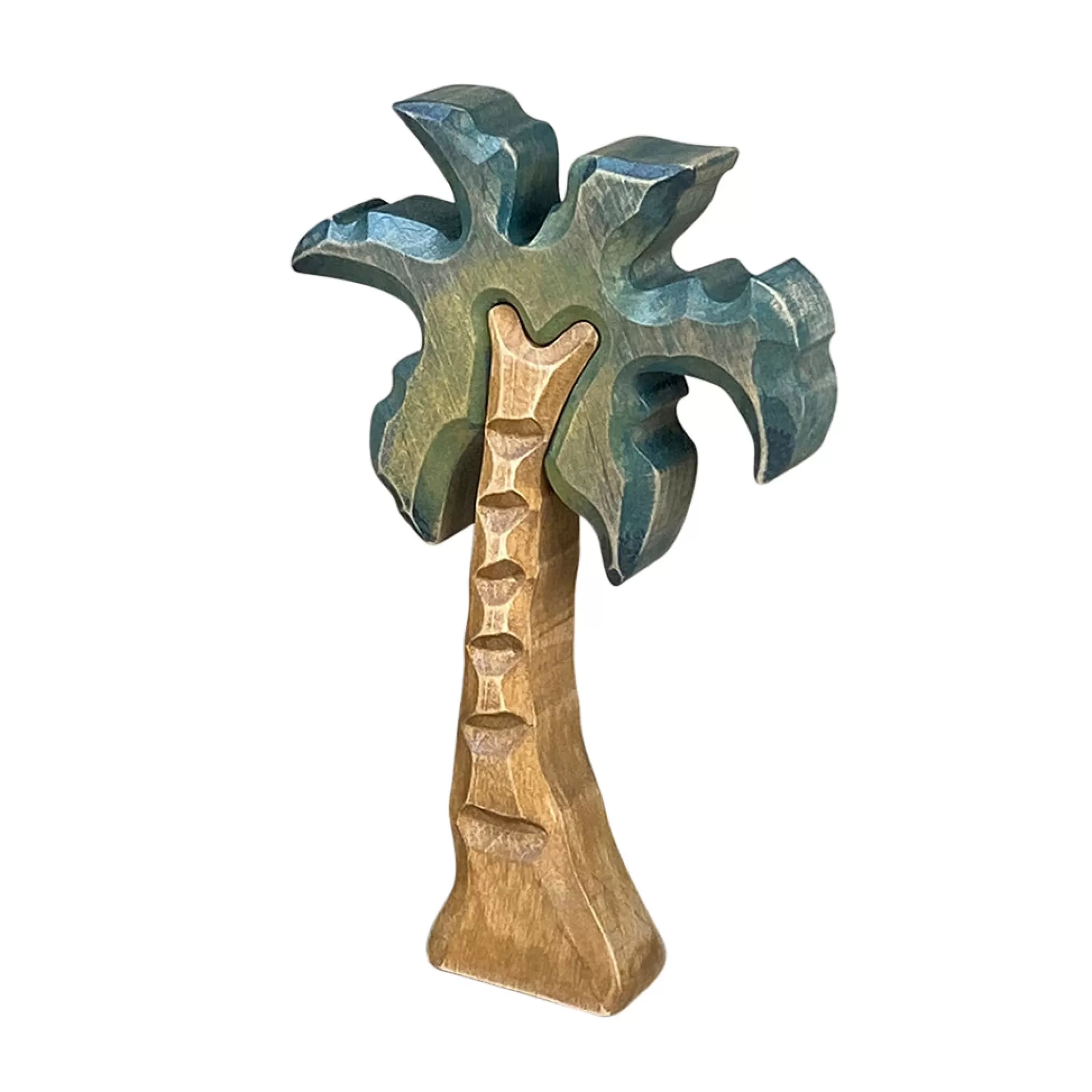 Green Taiga Wooden Trees-Medium Wooden Palm Tree