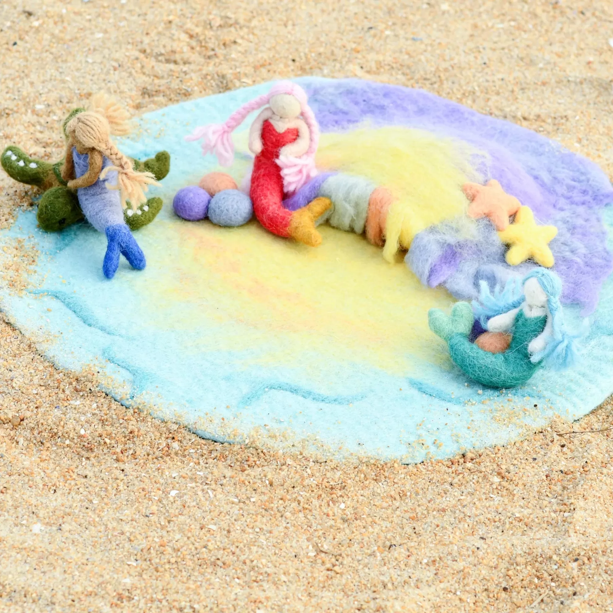 Tara Treasures Stories & Tales-Mermaid Cove Round Play Mat