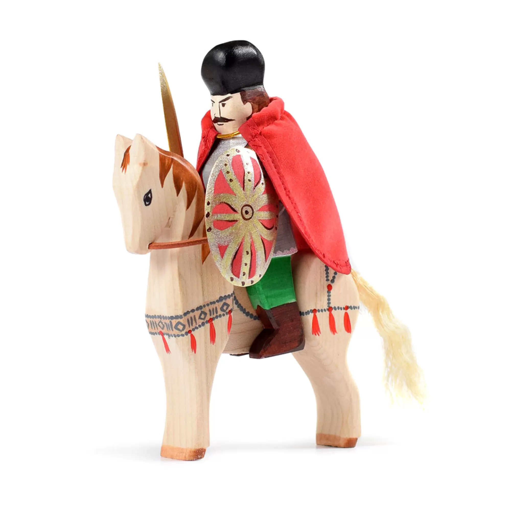 Bumbu Toys Medieval Play-Michael The Brave Knight & Steed Set