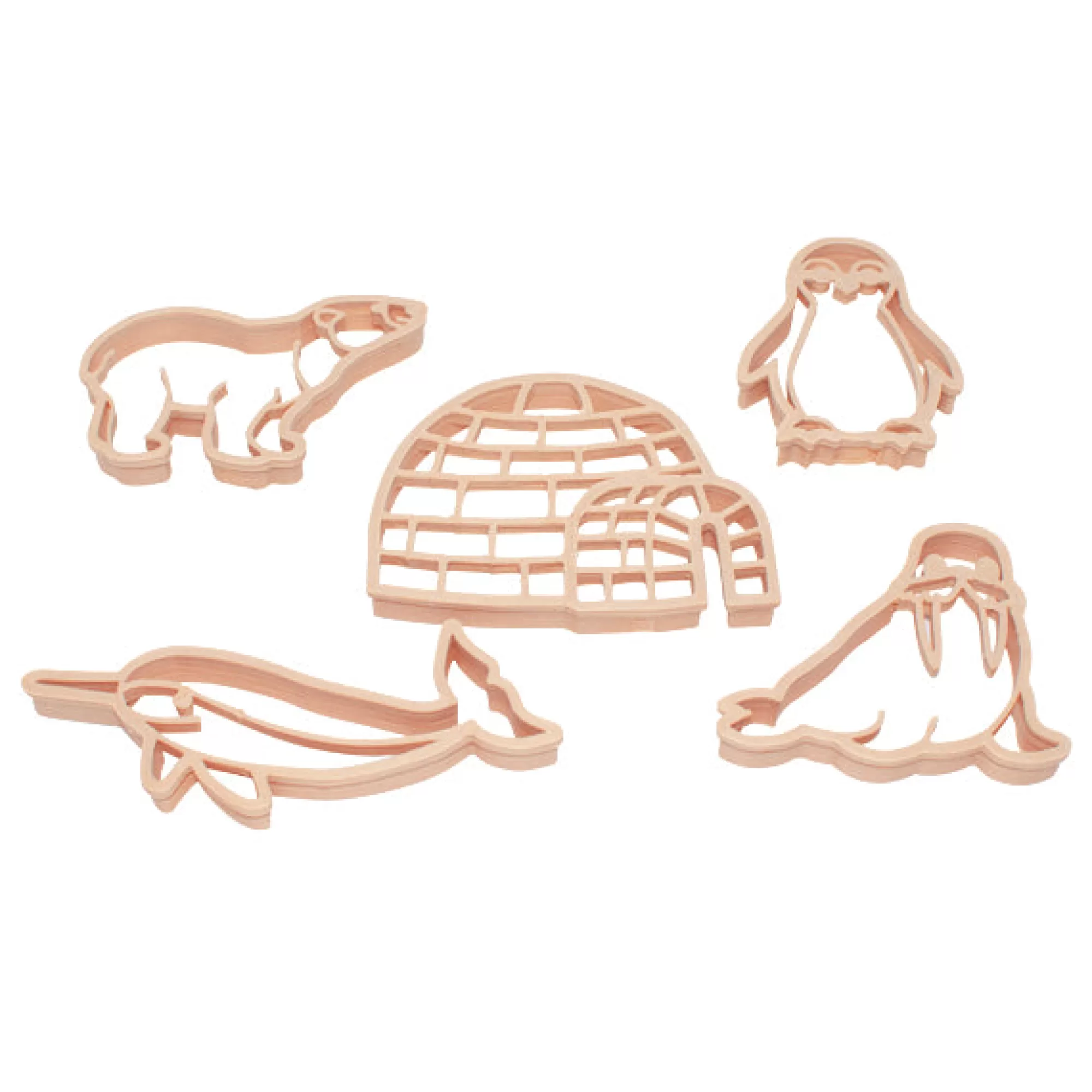 Kinfolk Pantry Sensory Play-Mini Arctic Eco Cutter Set