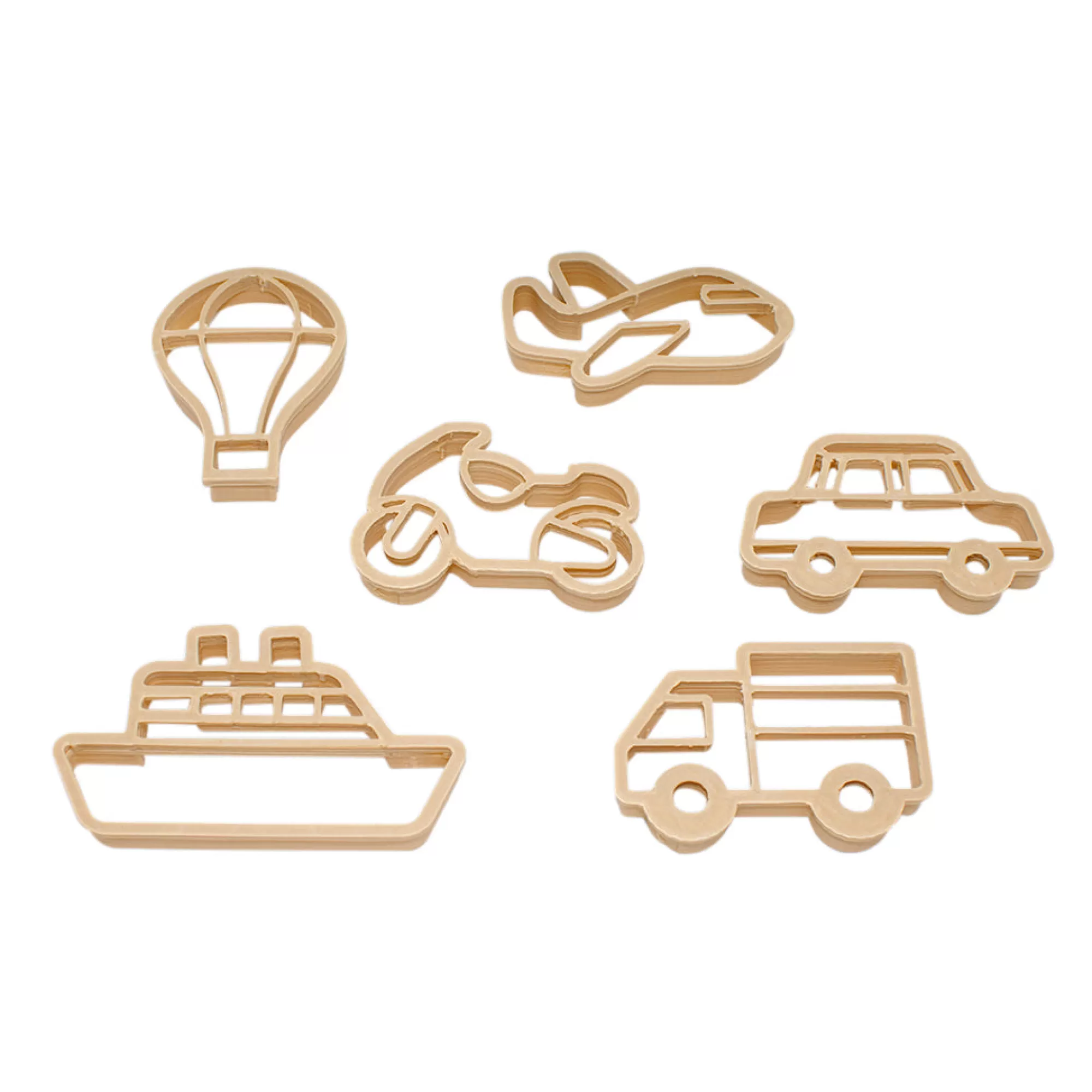 Kinfolk Pantry Sensory Play-Mini Transport Eco Cutters - Set Of 6