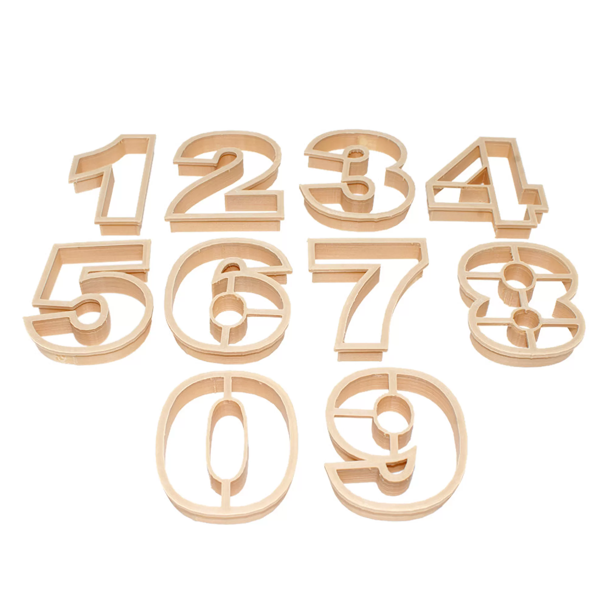 Kinfolk Pantry Sensory Play-Numbers Eco Cutters Set