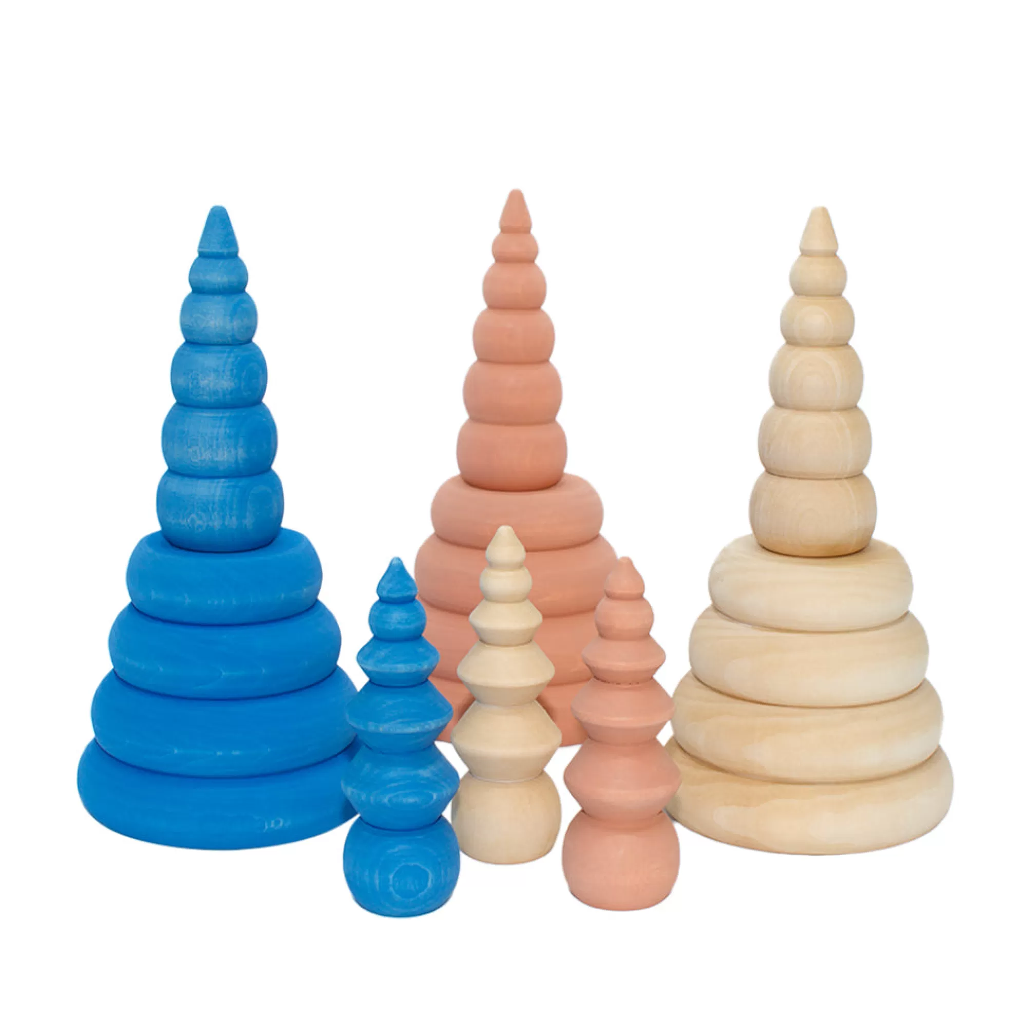 Vera The Neva Montessori Toys-Set Of Sorting Seashells & Bowls - Breeze