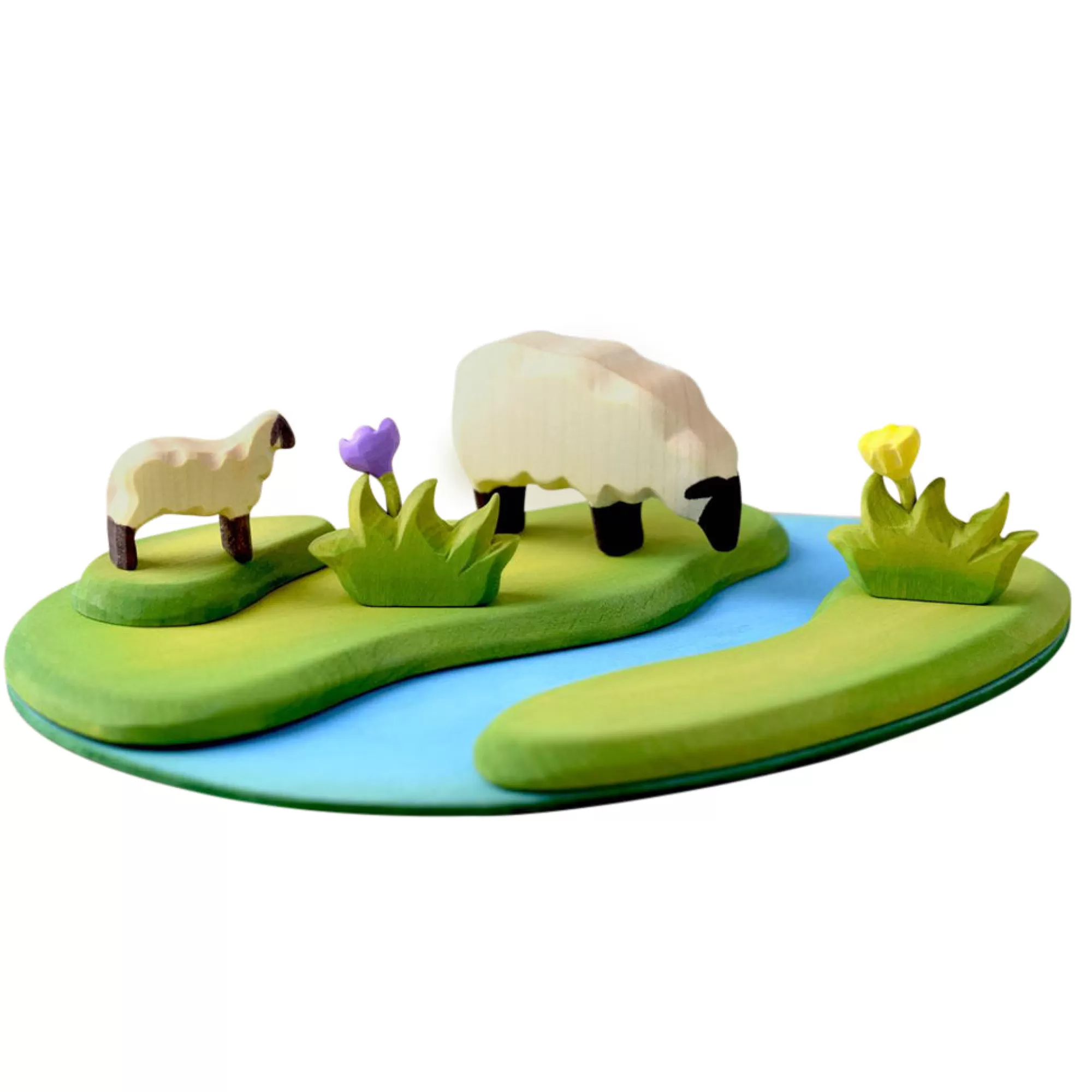 Bumbu Toys Stories & Tales-Small Wooden Wildflower - White