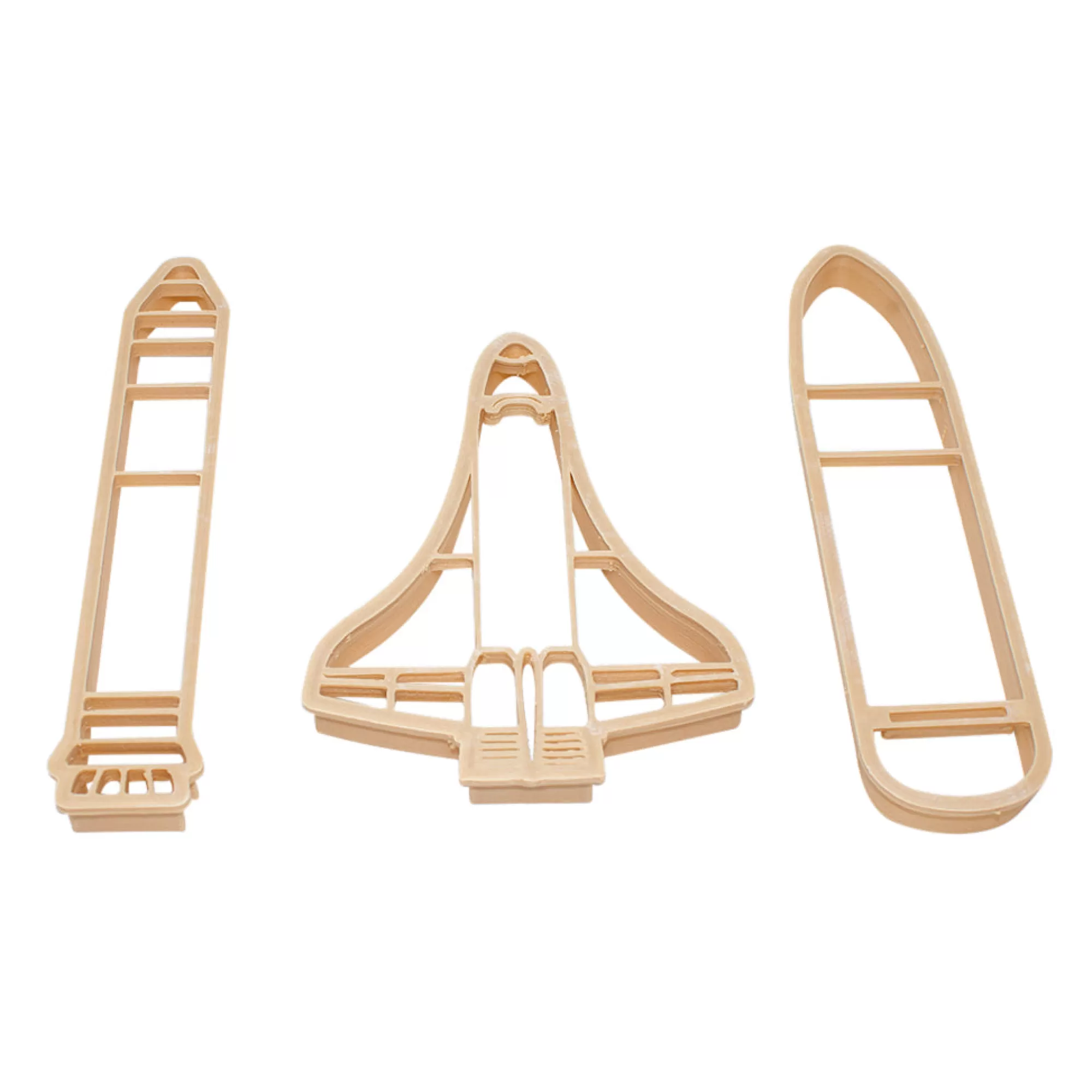 Kinfolk Pantry Sensory Play-Space Shuttle Eco Cutters - Set Of 3