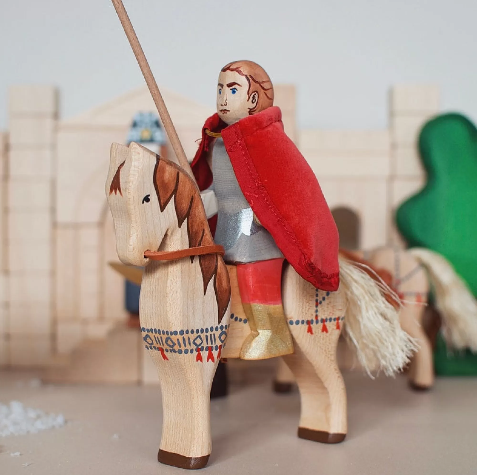 Bumbu Toys Medieval Play-St. George & Steed Set