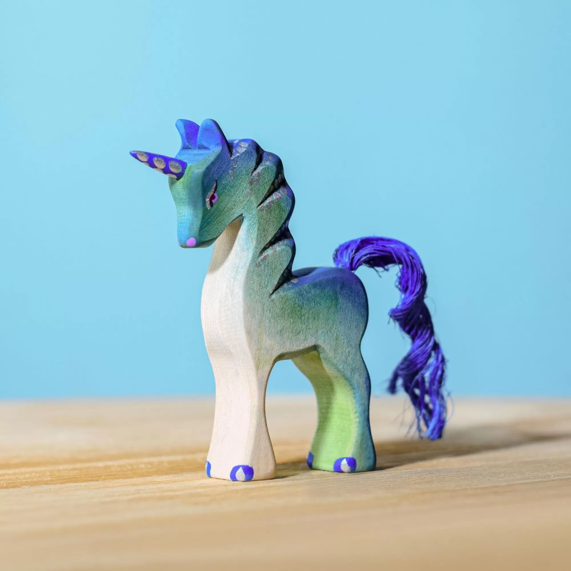 Bumbu Toys Stories & Tales-Unicorn Baby - Green