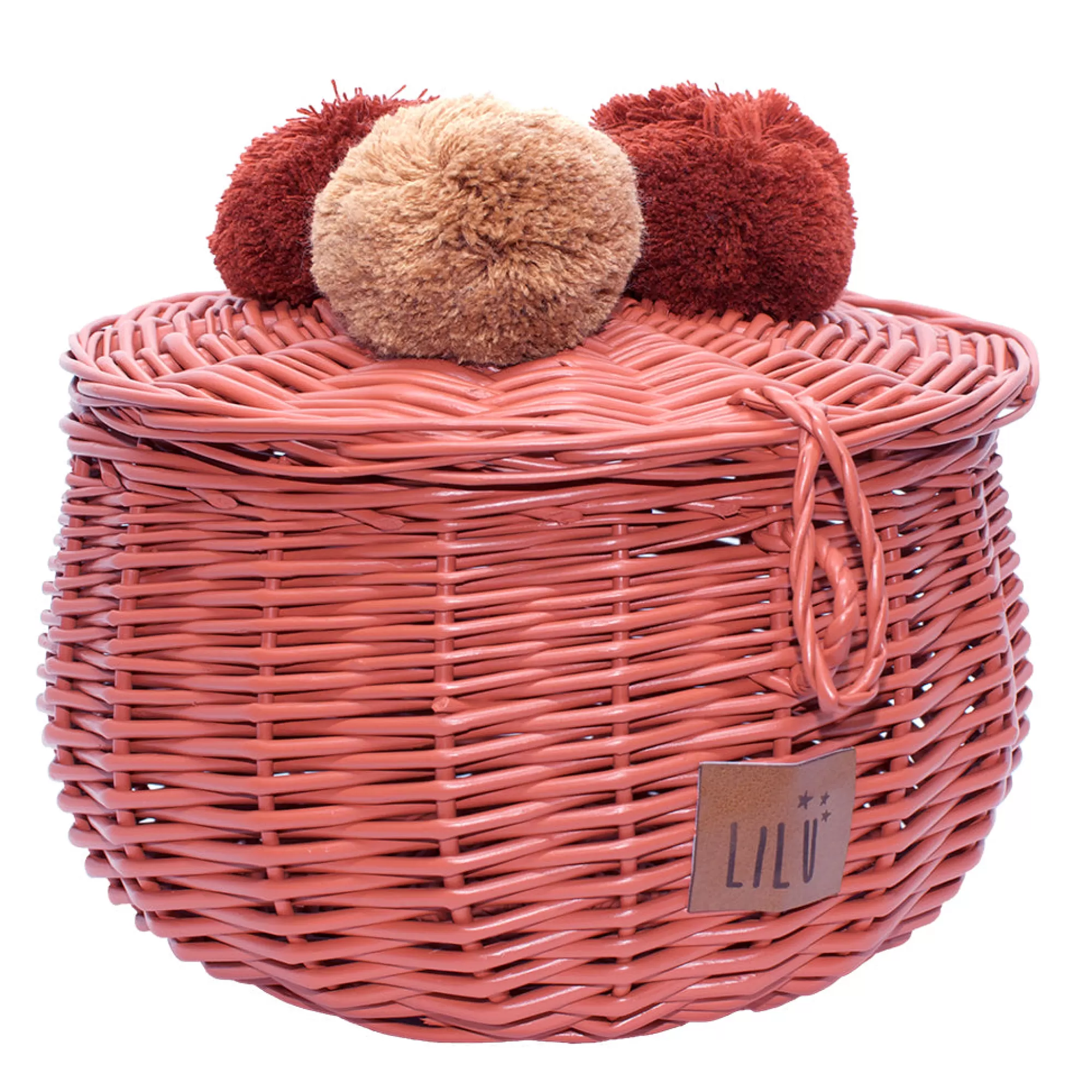 Lilu Bedding & Decor-Wicker Basket Large - Clay