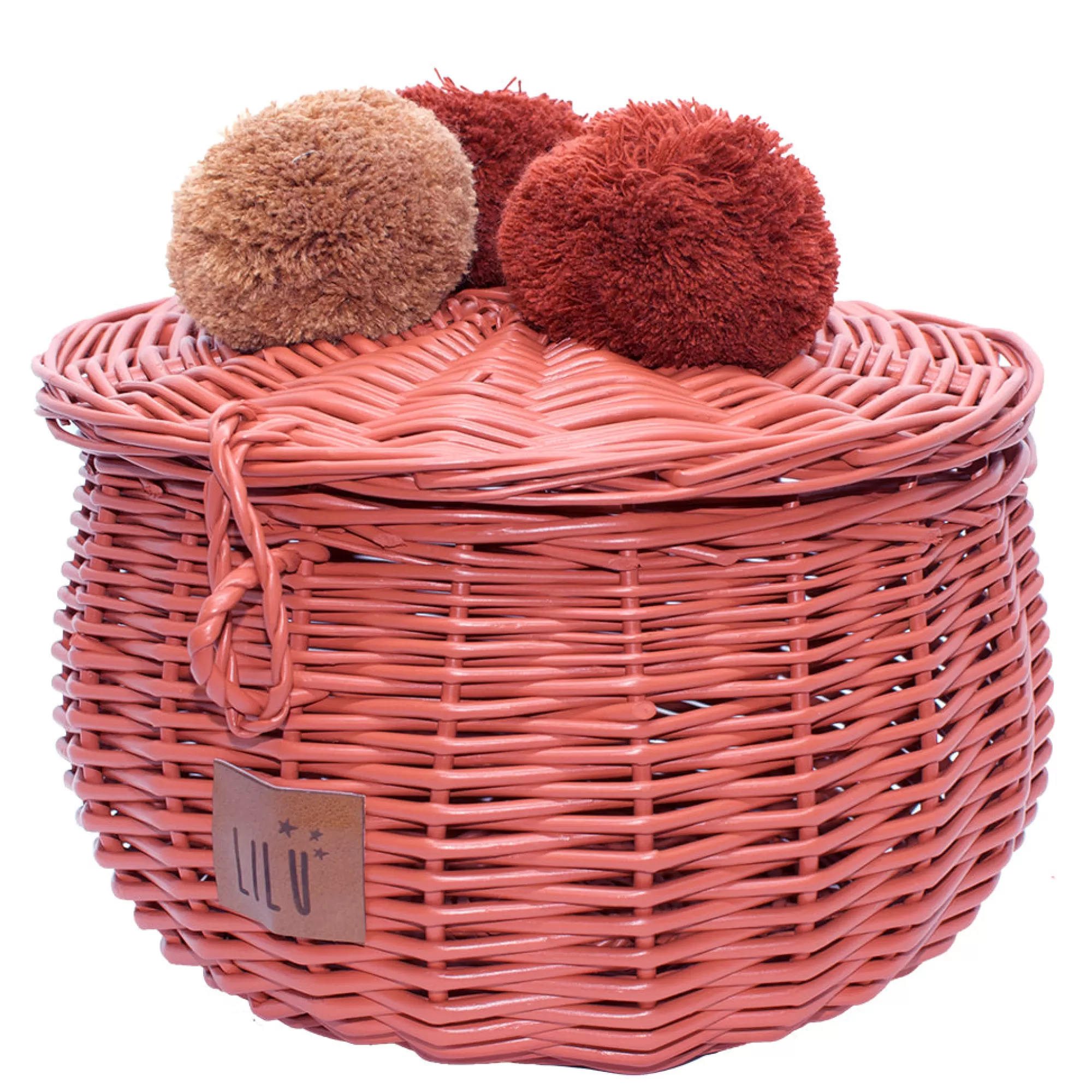 Lilu Bedding & Decor-Wicker Basket Large - Clay