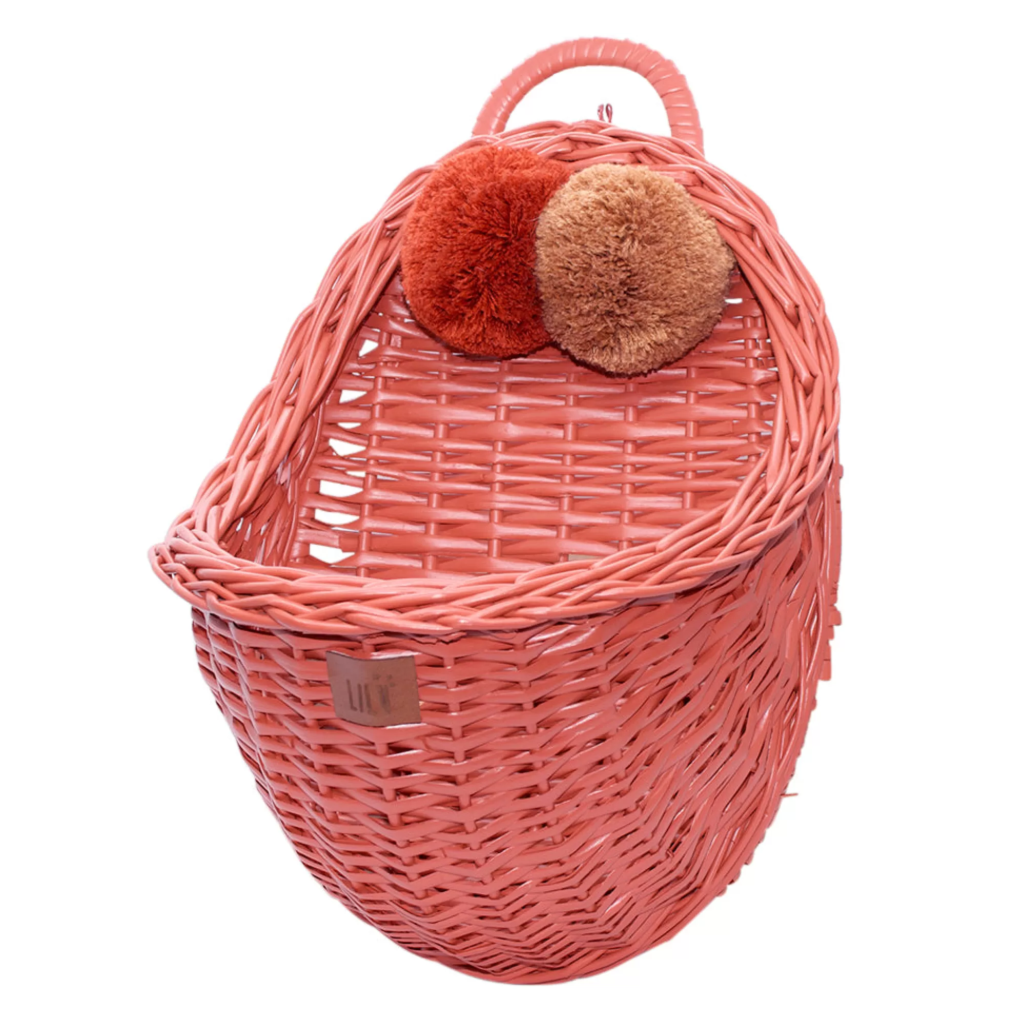 Lilu Bedding & Decor-Wicker Wall Basket - Clay