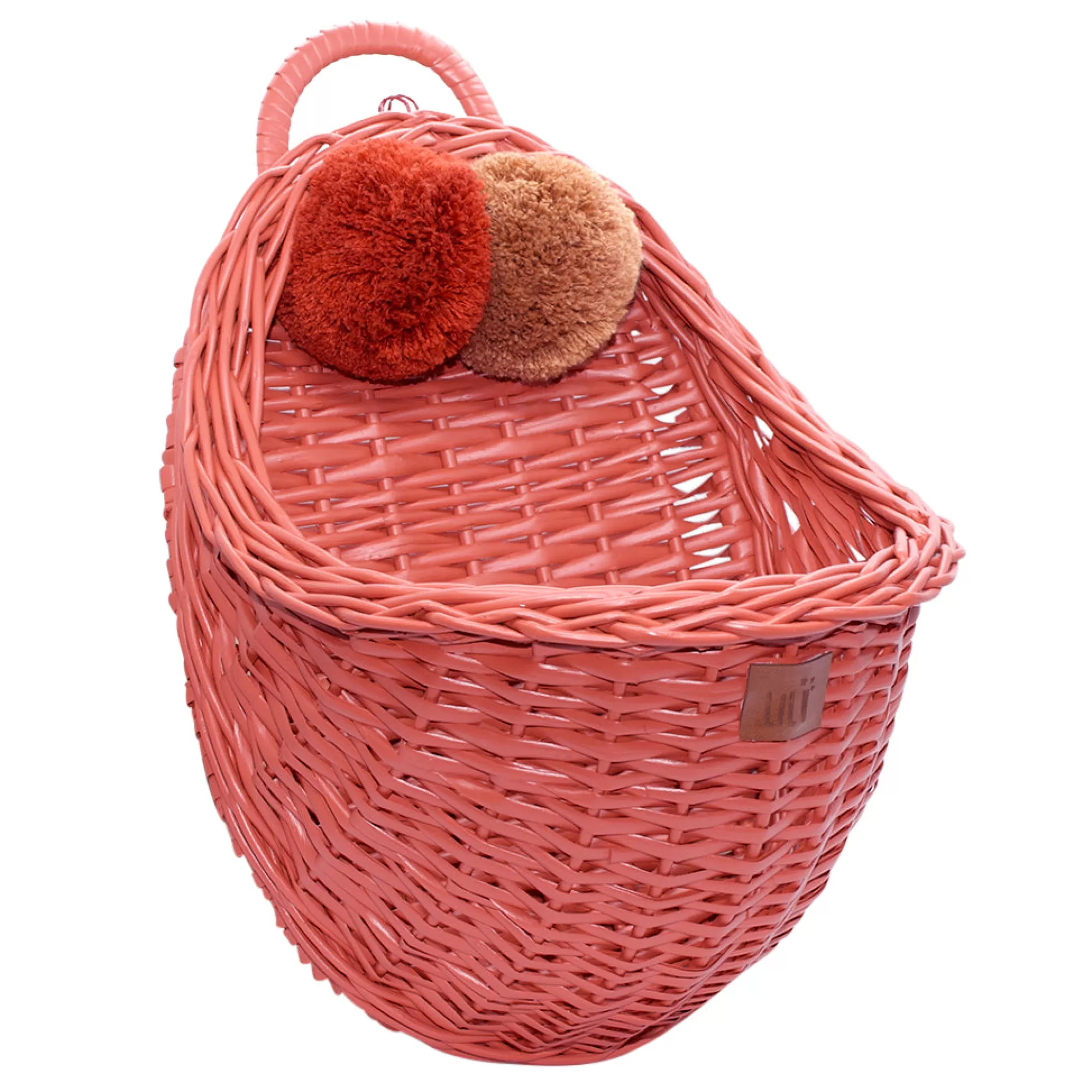 Lilu Bedding & Decor-Wicker Wall Basket - Clay