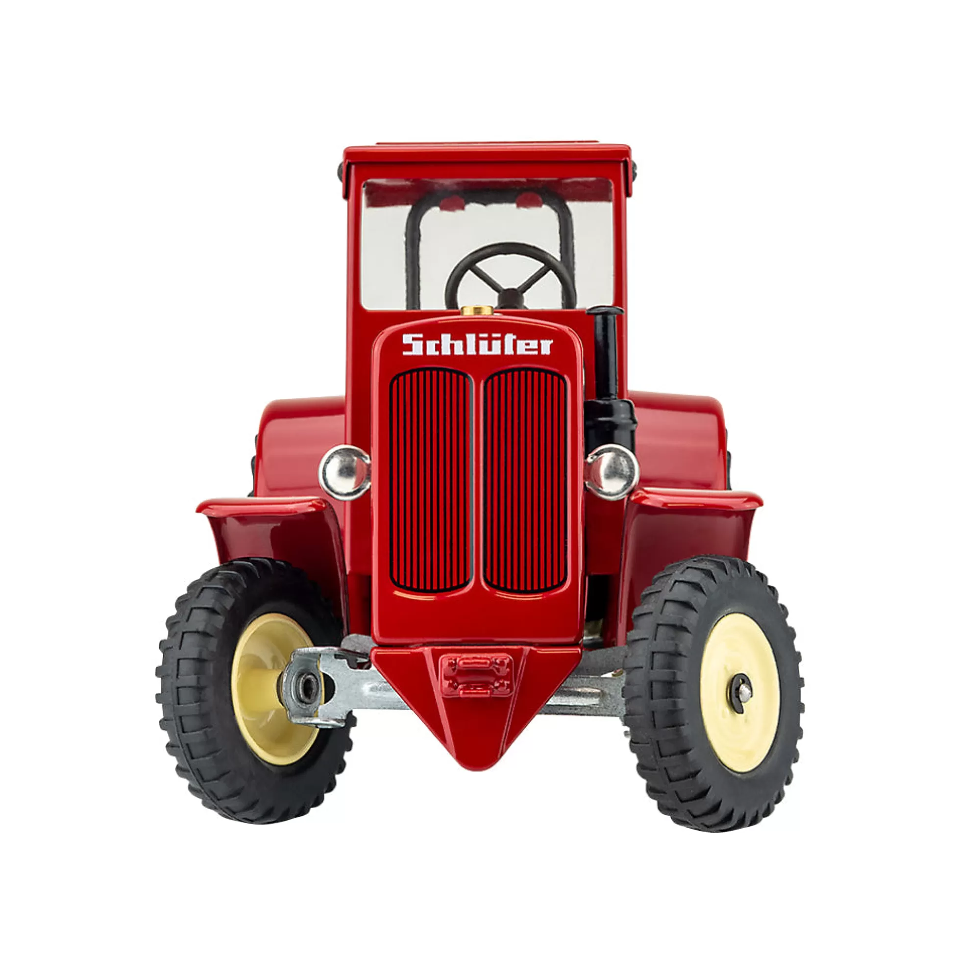 Kovap Tractors & Trailers-Wind Up Tin Toy Schluter Ds 25 Tractor - Anton