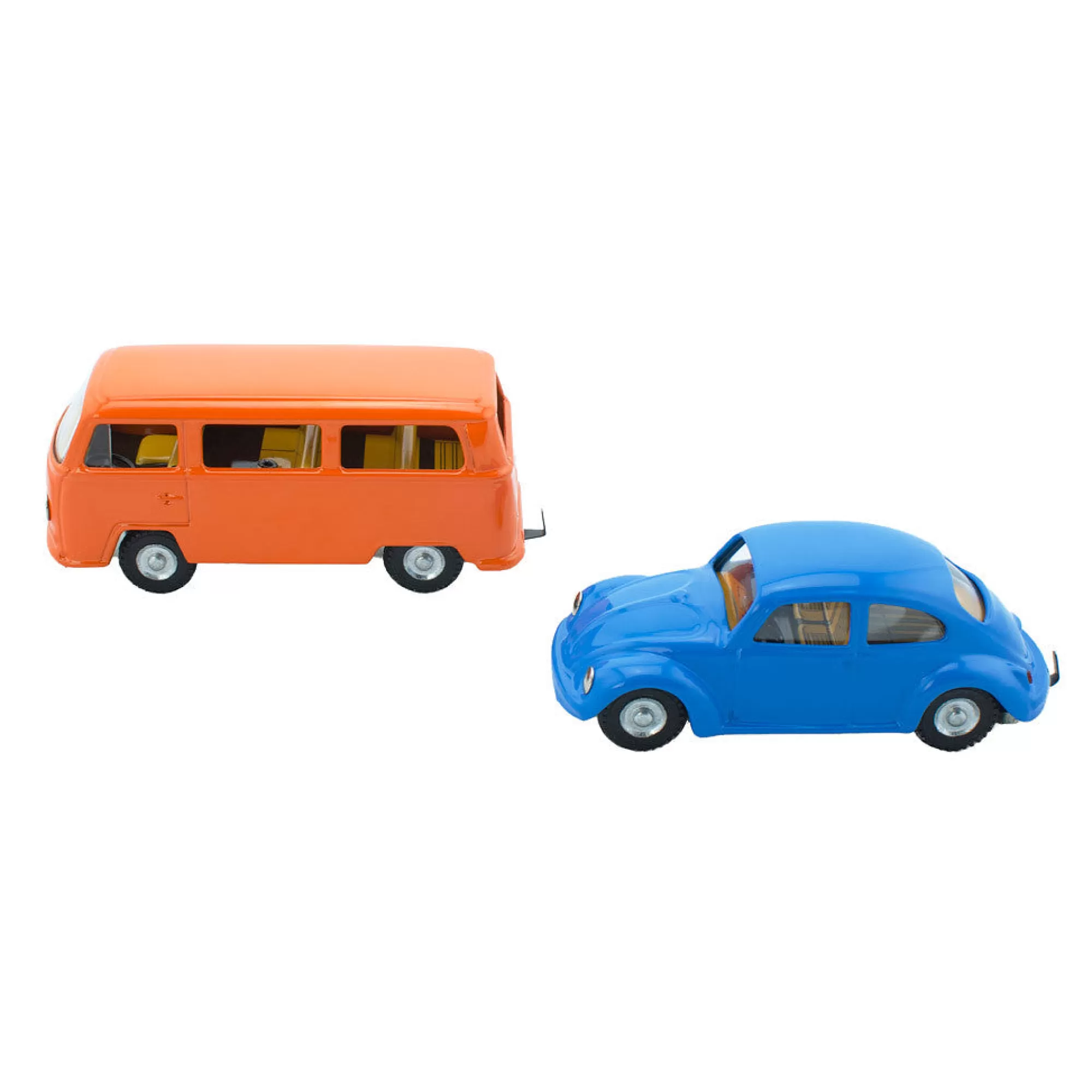 Kovap Cars & Accessories-Wind Up Tin Toy Set - Vw Beetle & Kombi