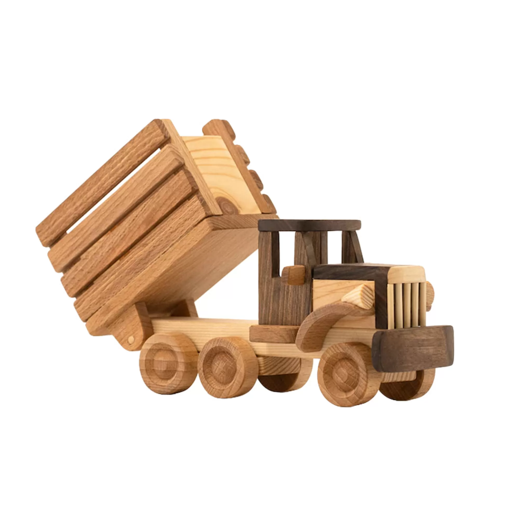 Kind Wood Pecker Trucks-Wooden Agricultural Truck - Gus