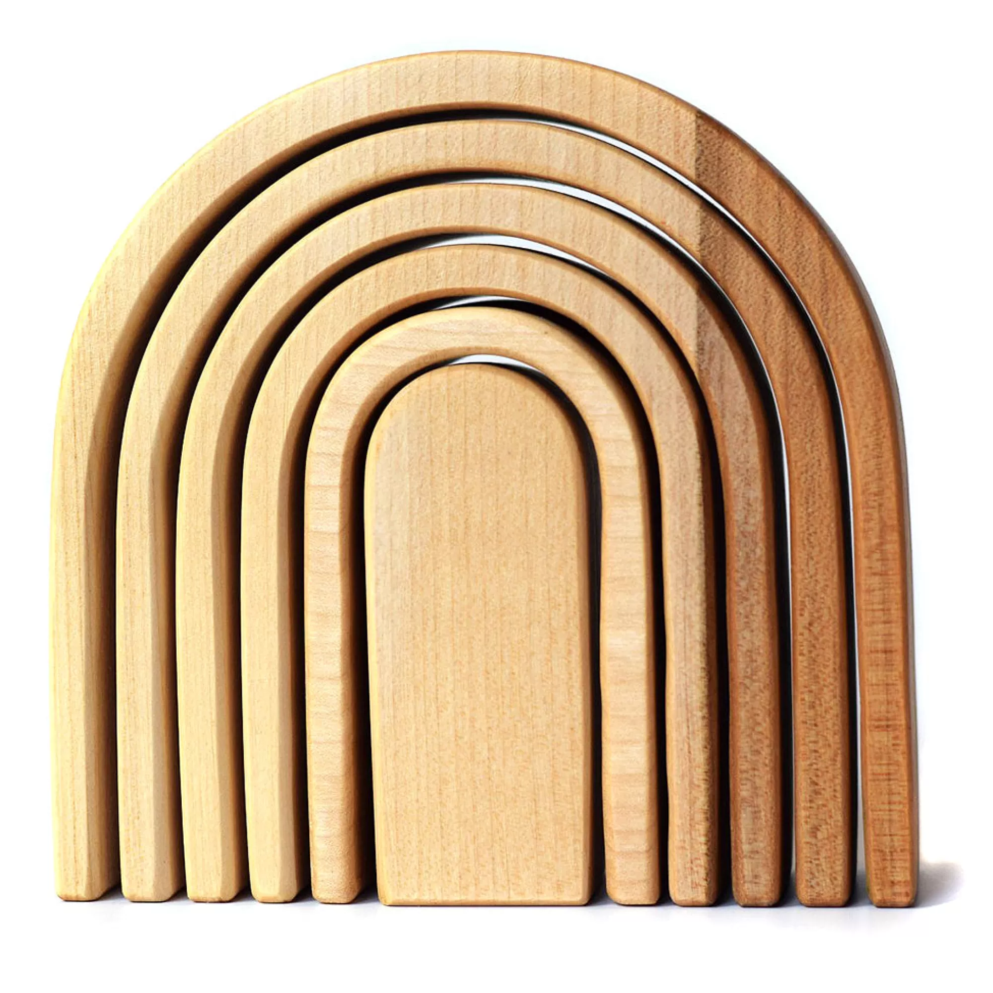 Bumbu Toys Arches & Rainbows-Wooden Arches - Natural