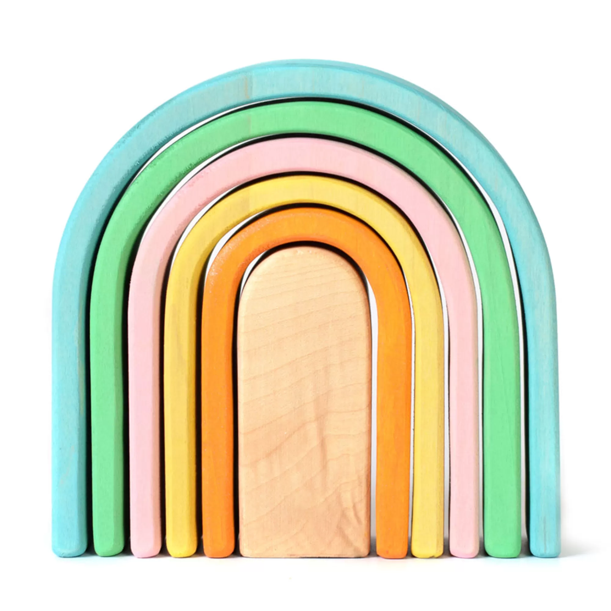 Bumbu Toys Arches & Rainbows-Wooden Arches - Pastel