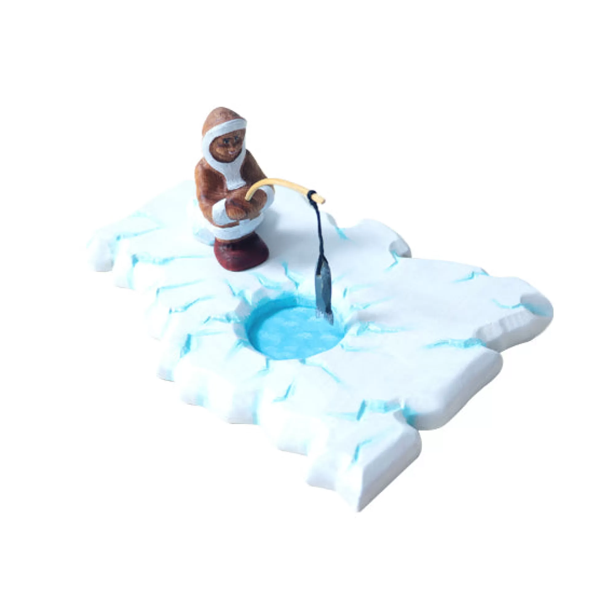 Noelino Toys Stories & Tales-Wooden Arctic Play Base - Fishing Hole