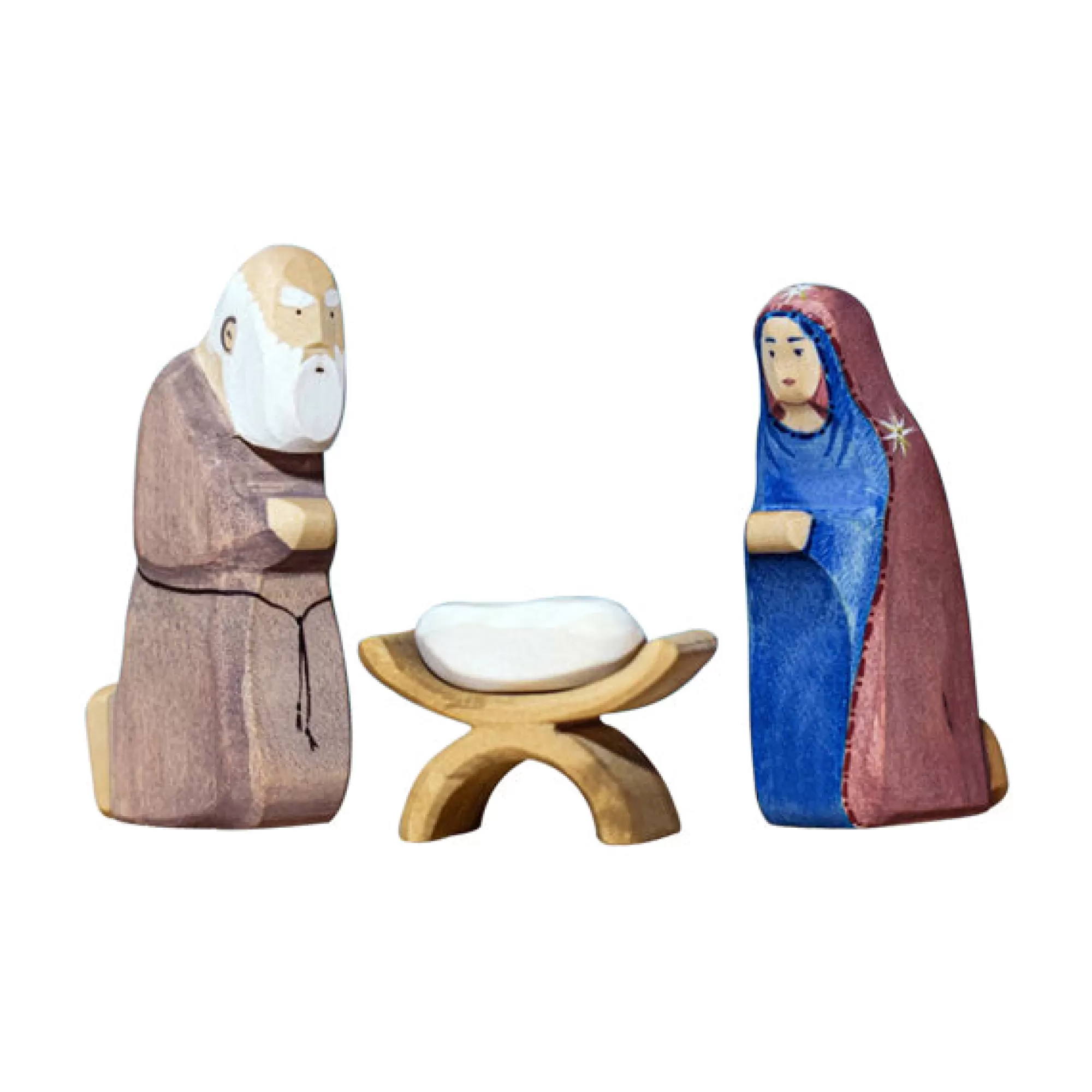 Bumbu Toys Stories & Tales-Wooden Baby Jesus Set