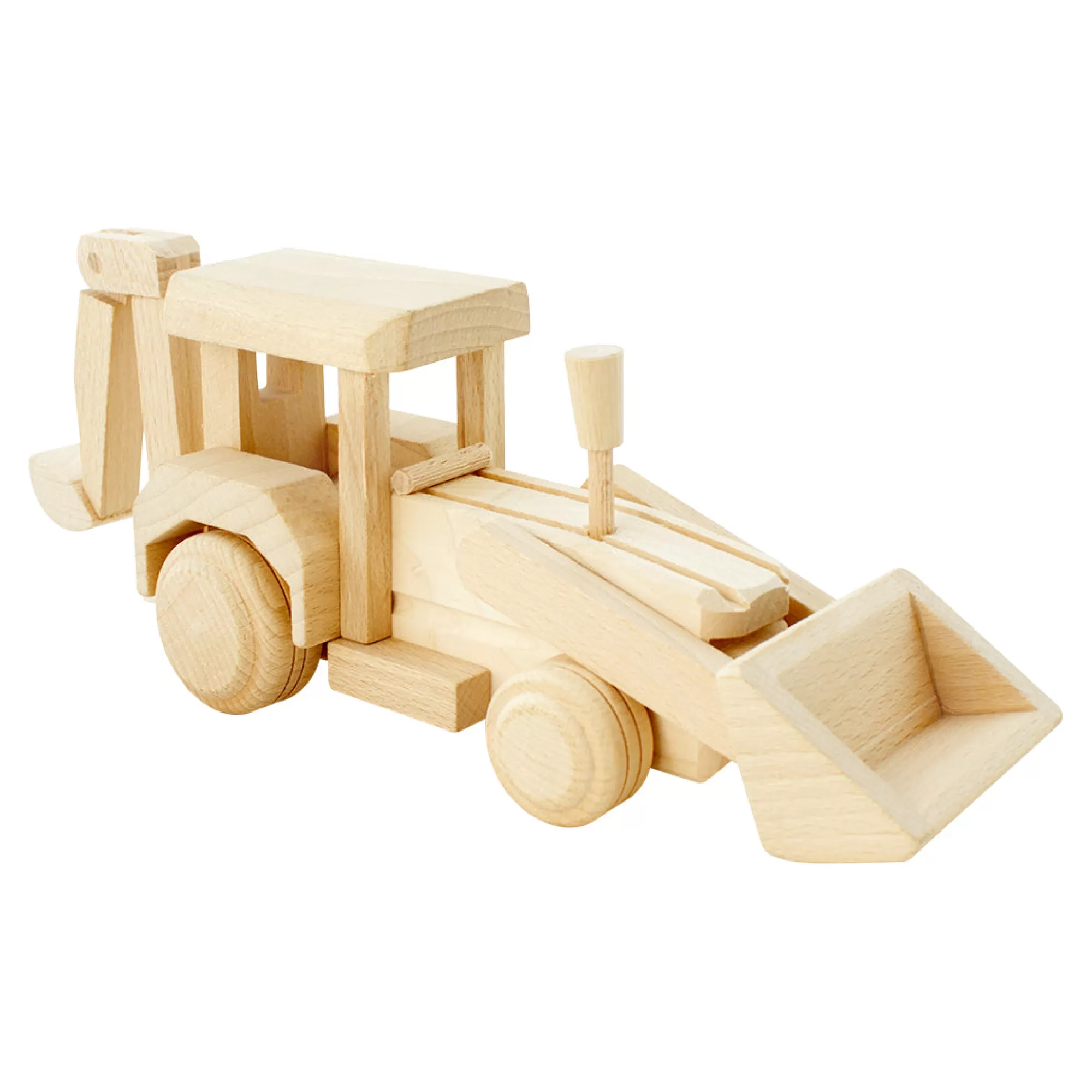 Bartu Construction-Wooden Backhoe Loader - Theo