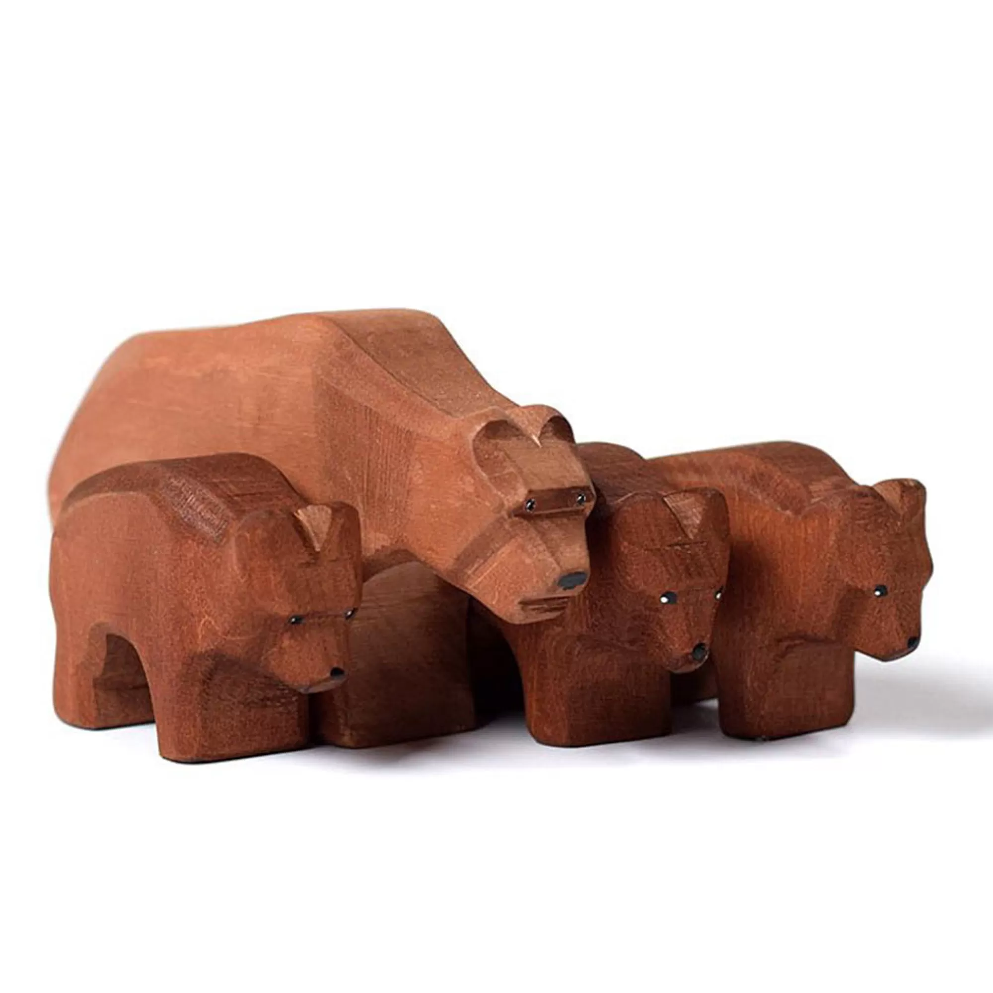 Bumbu Toys Waldorf Inspired-Wooden Bear Cub