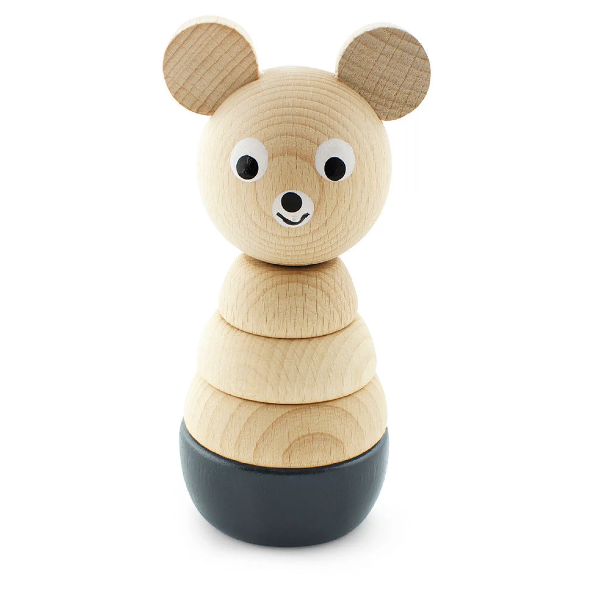 Miva Vacov Montessori Toys-Wooden Bear Stacking Puzzle - Bernard