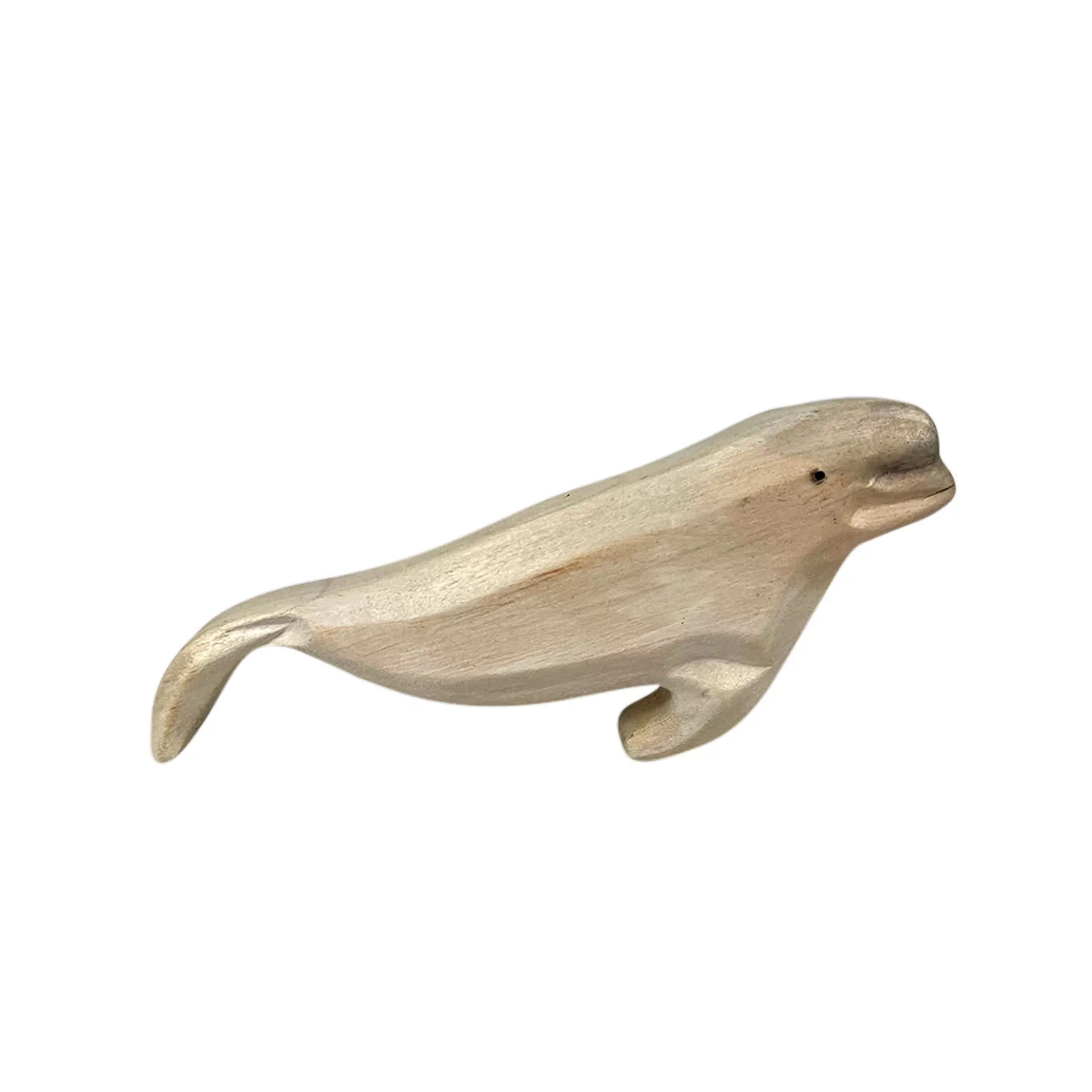 Green Taiga Sea Animals-Wooden Beluga Whale