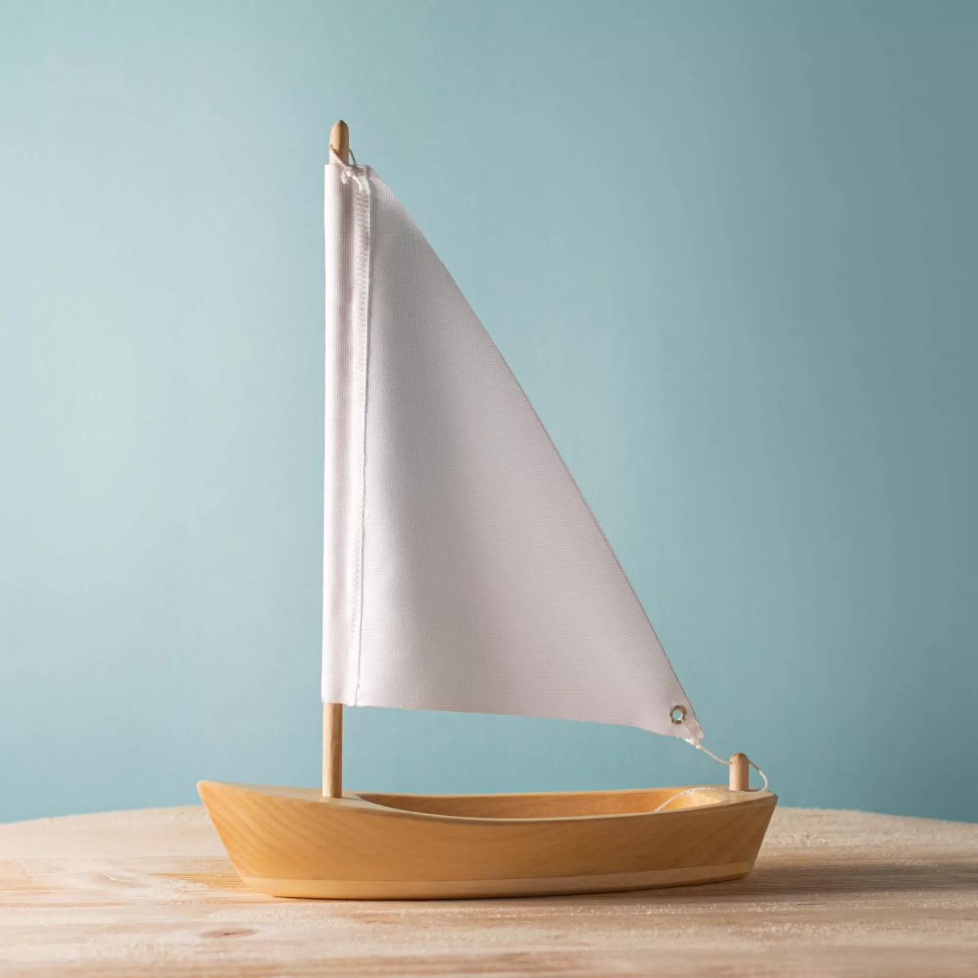 Bumbu Toys Boats-Wooden Boat - White