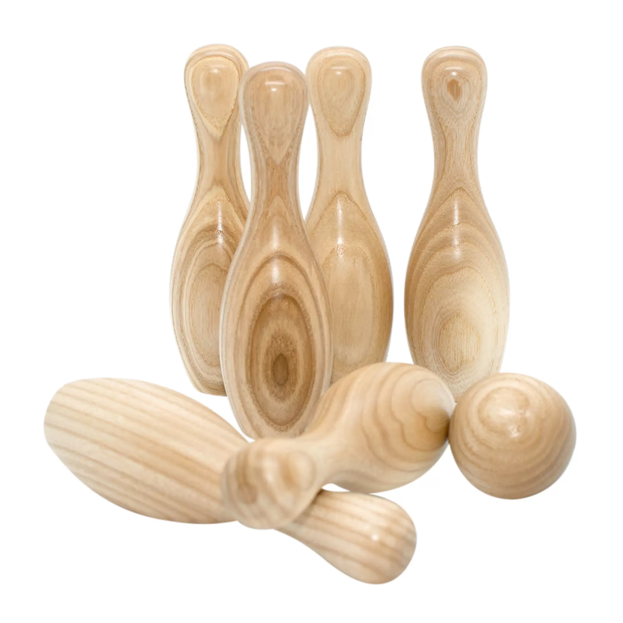 Wander Wood Co Games-Wooden Bowling Set