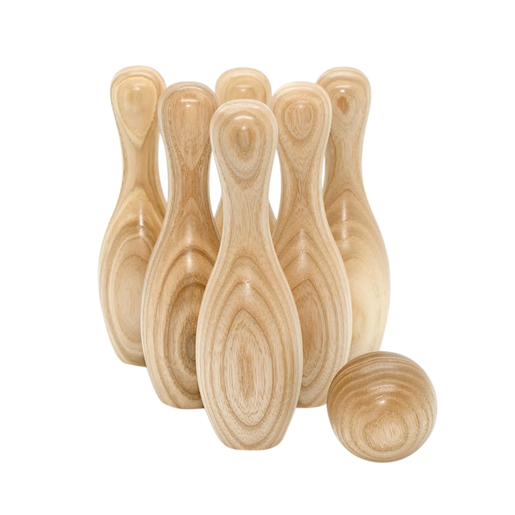 Wander Wood Co Games-Wooden Bowling Set