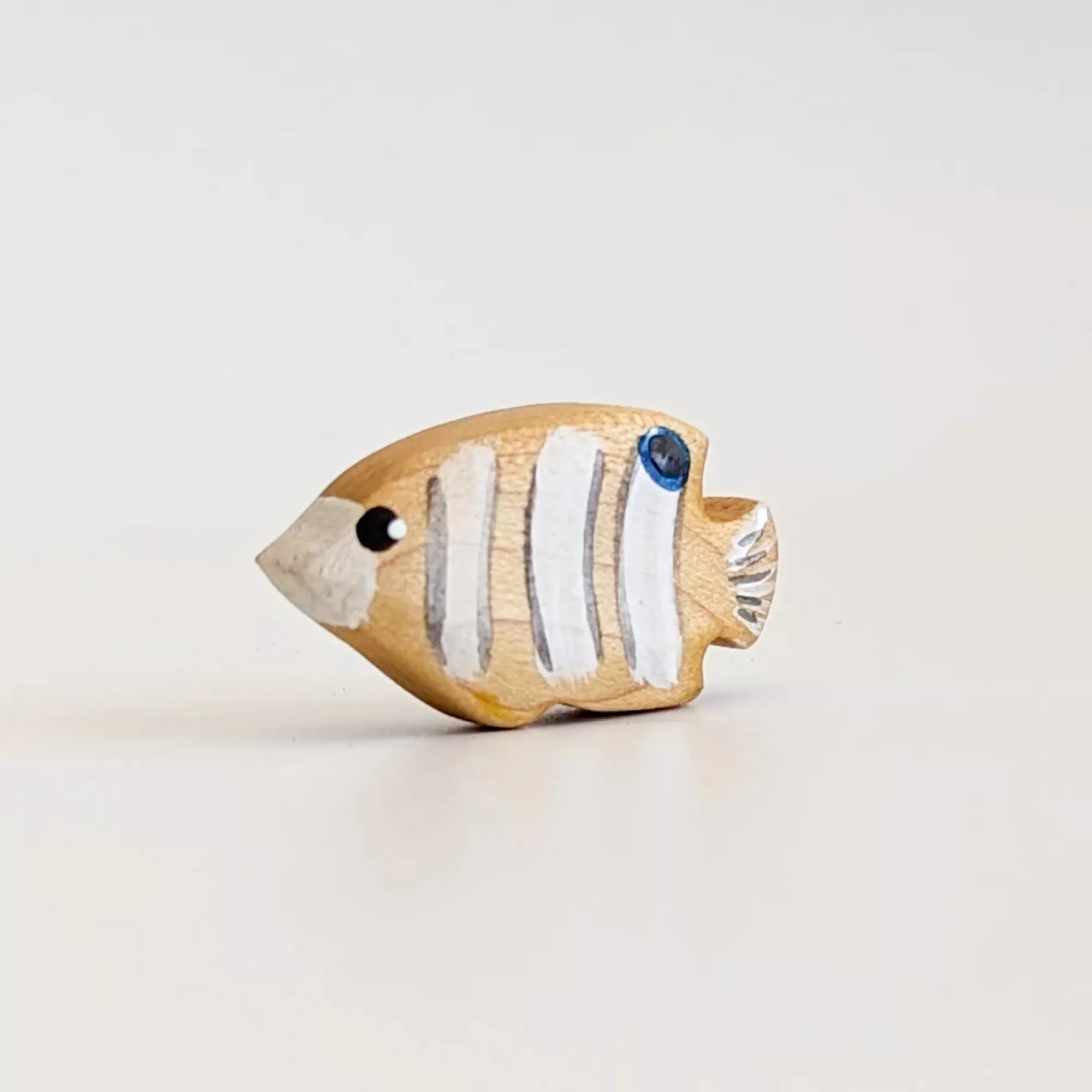 NOM Handcrafted Waldorf Inspired-Wooden Butterfly Fish