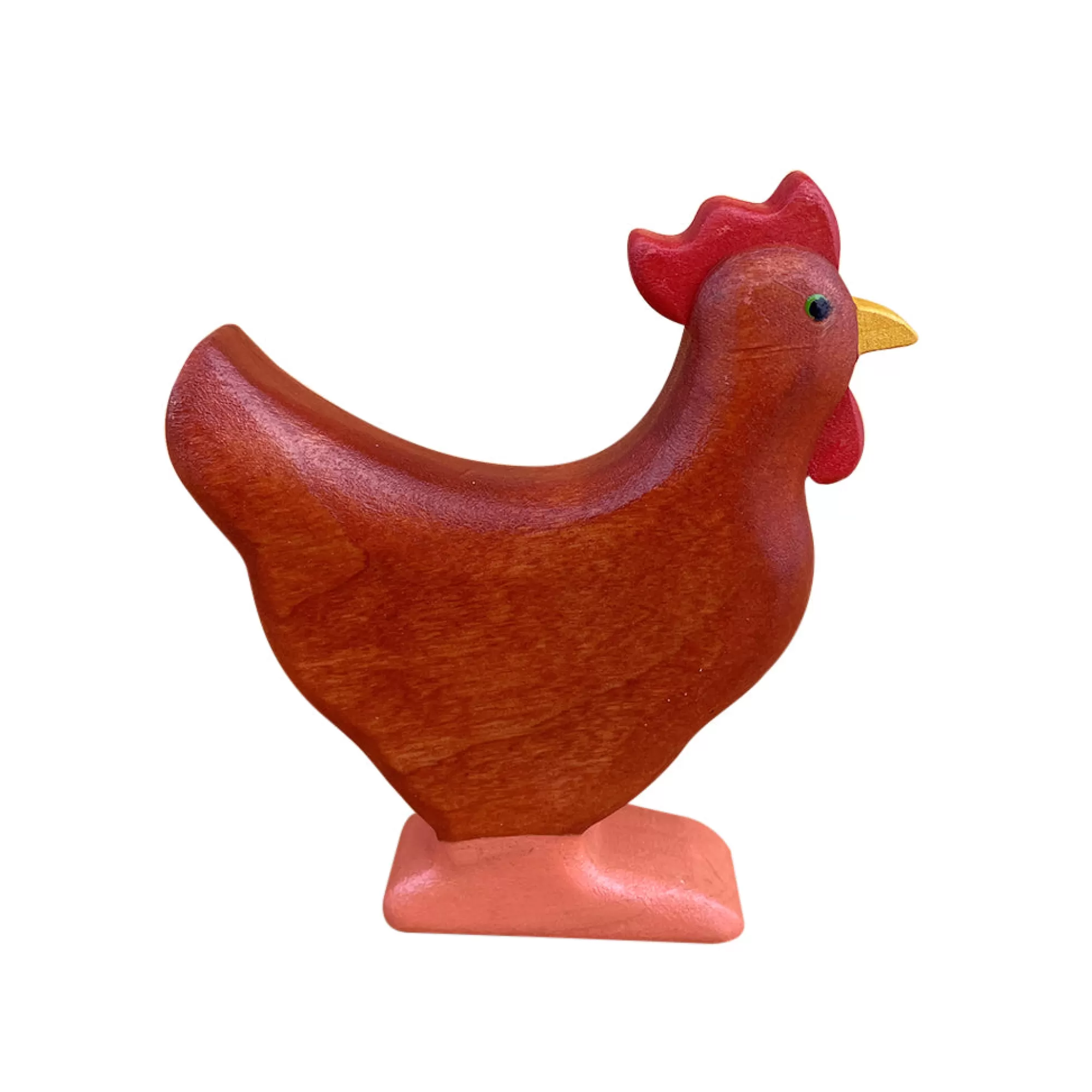 Forest Melody Waldorf Inspired-Wooden Chicken - Standing